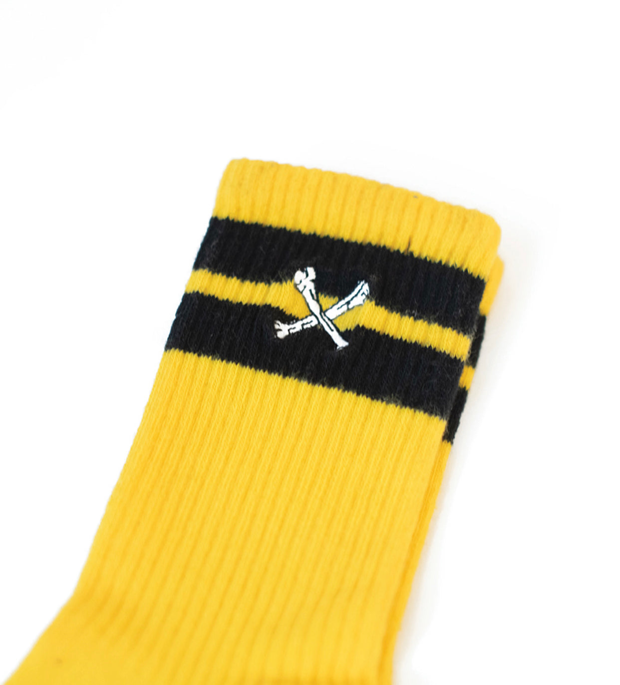 Boys & Girls Yellow Logo Socks