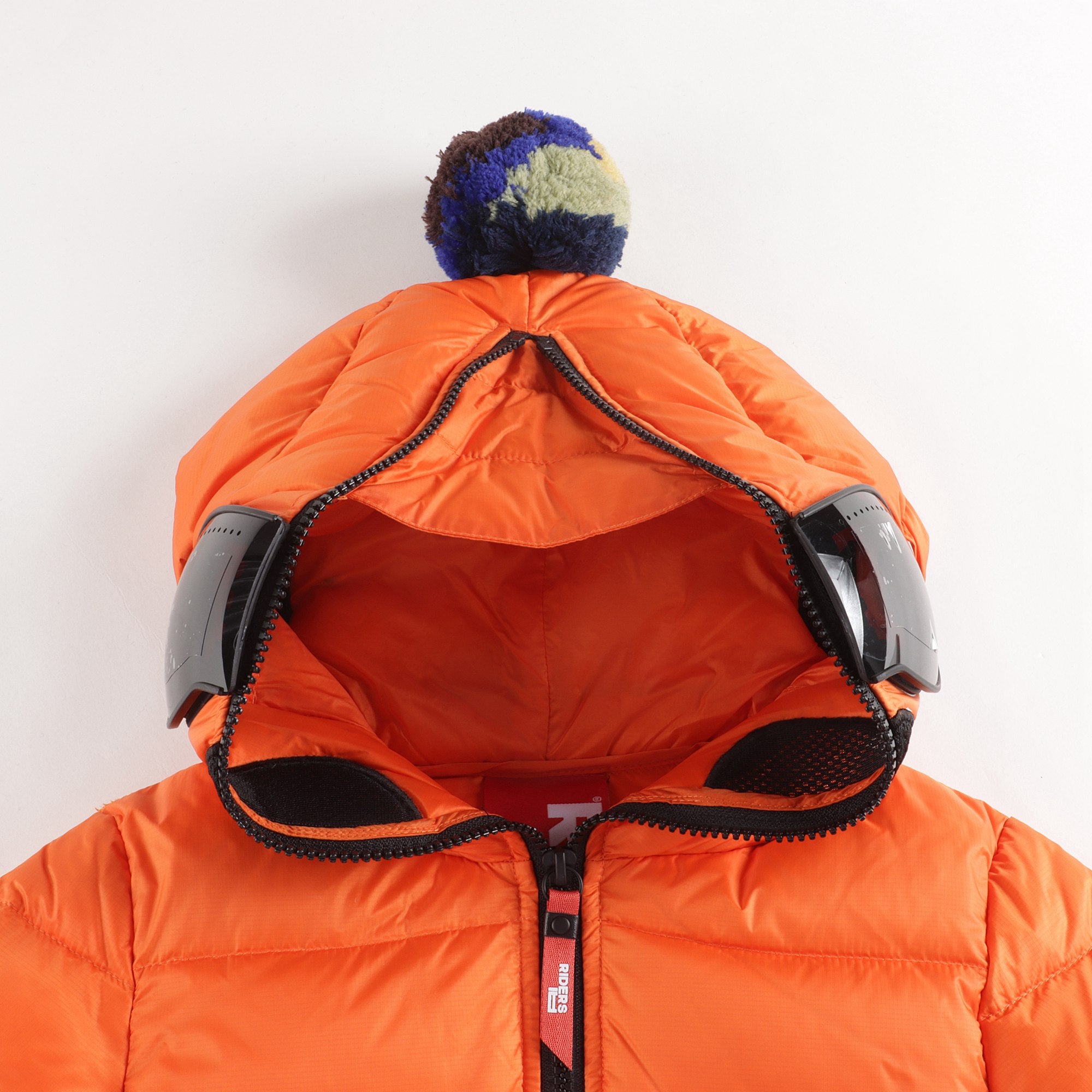 Boys & Girls Orange Padded Down Jacket