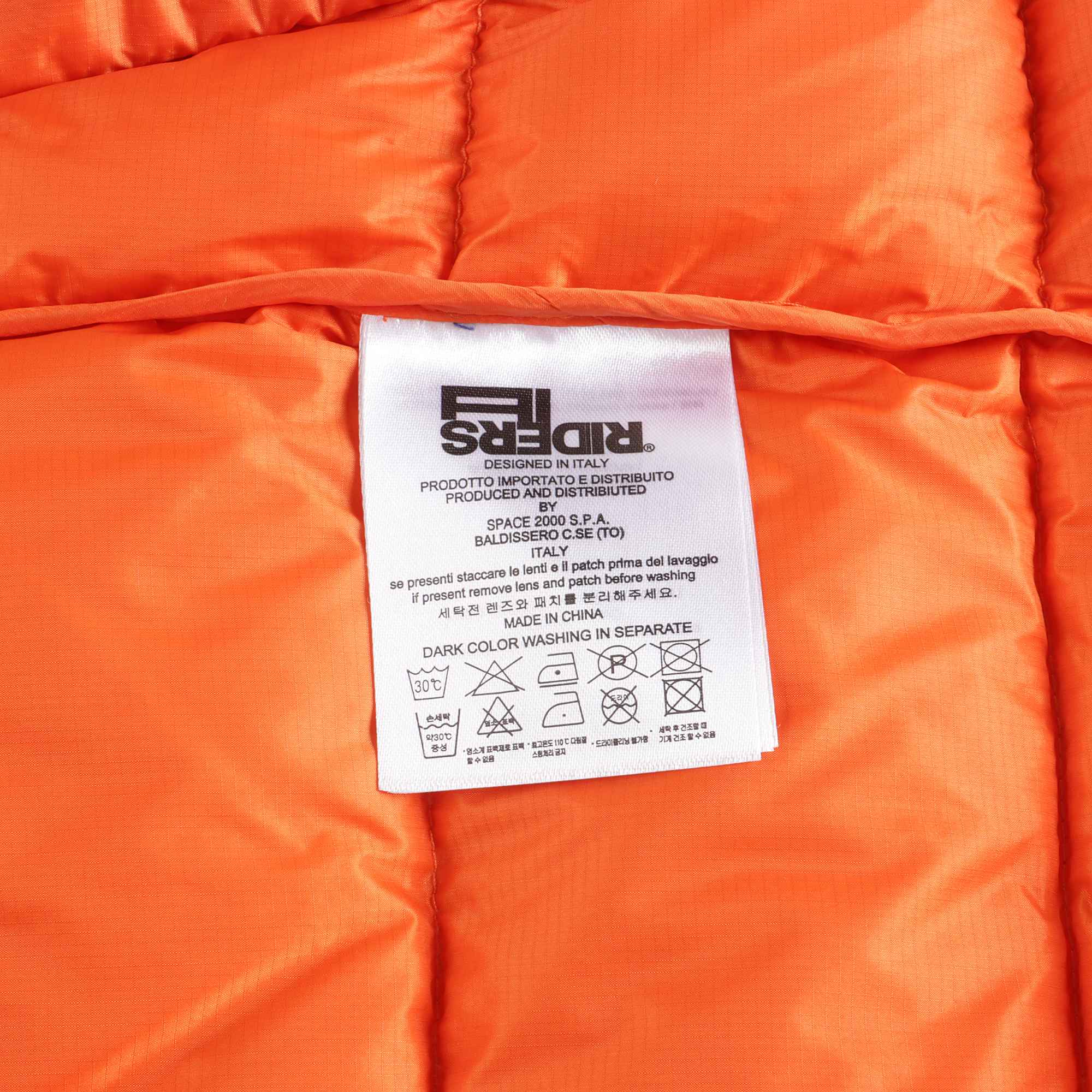 Boys & Girls Orange Padded Down Jacket