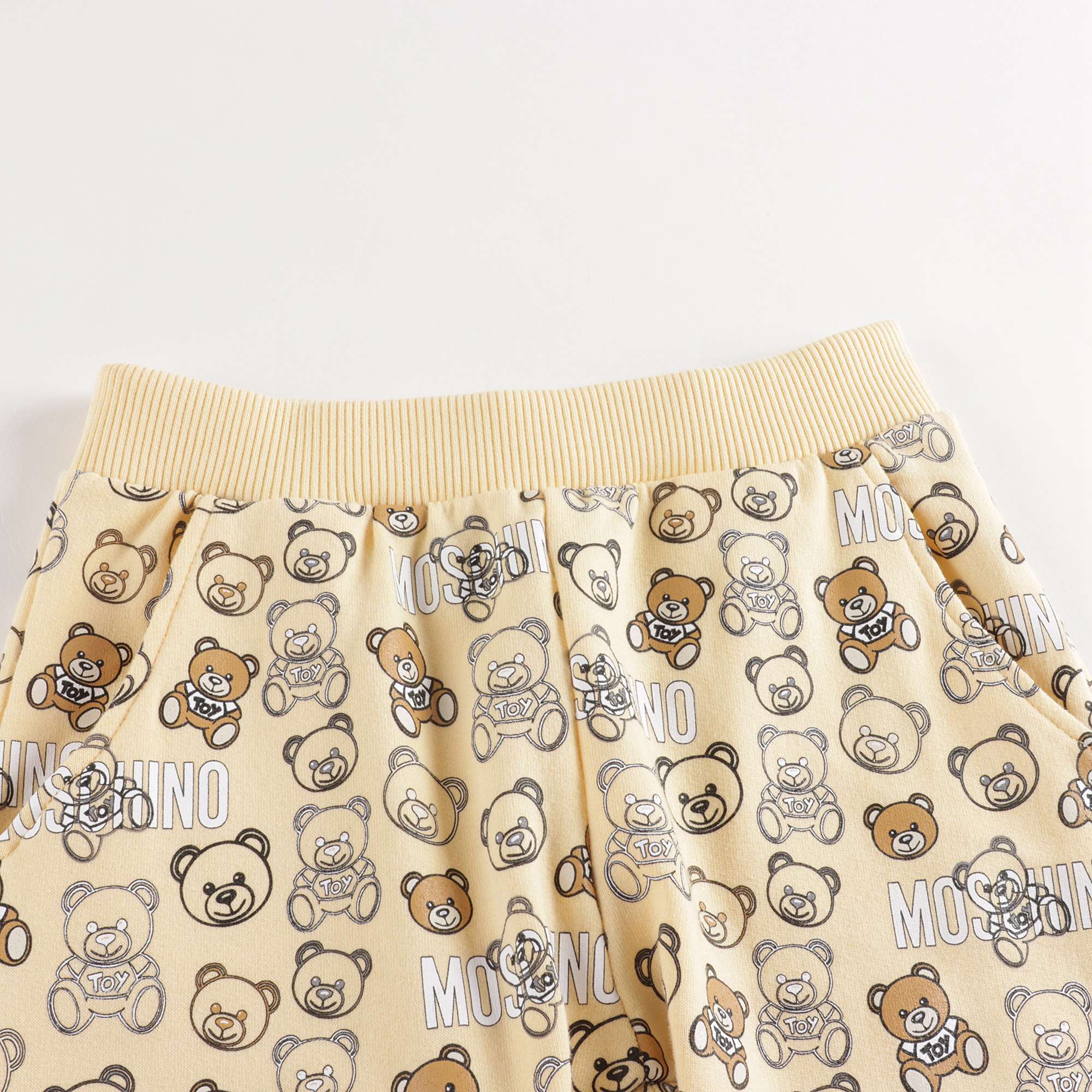 Baby Boys & Girls Yellow Printed Cotton Set