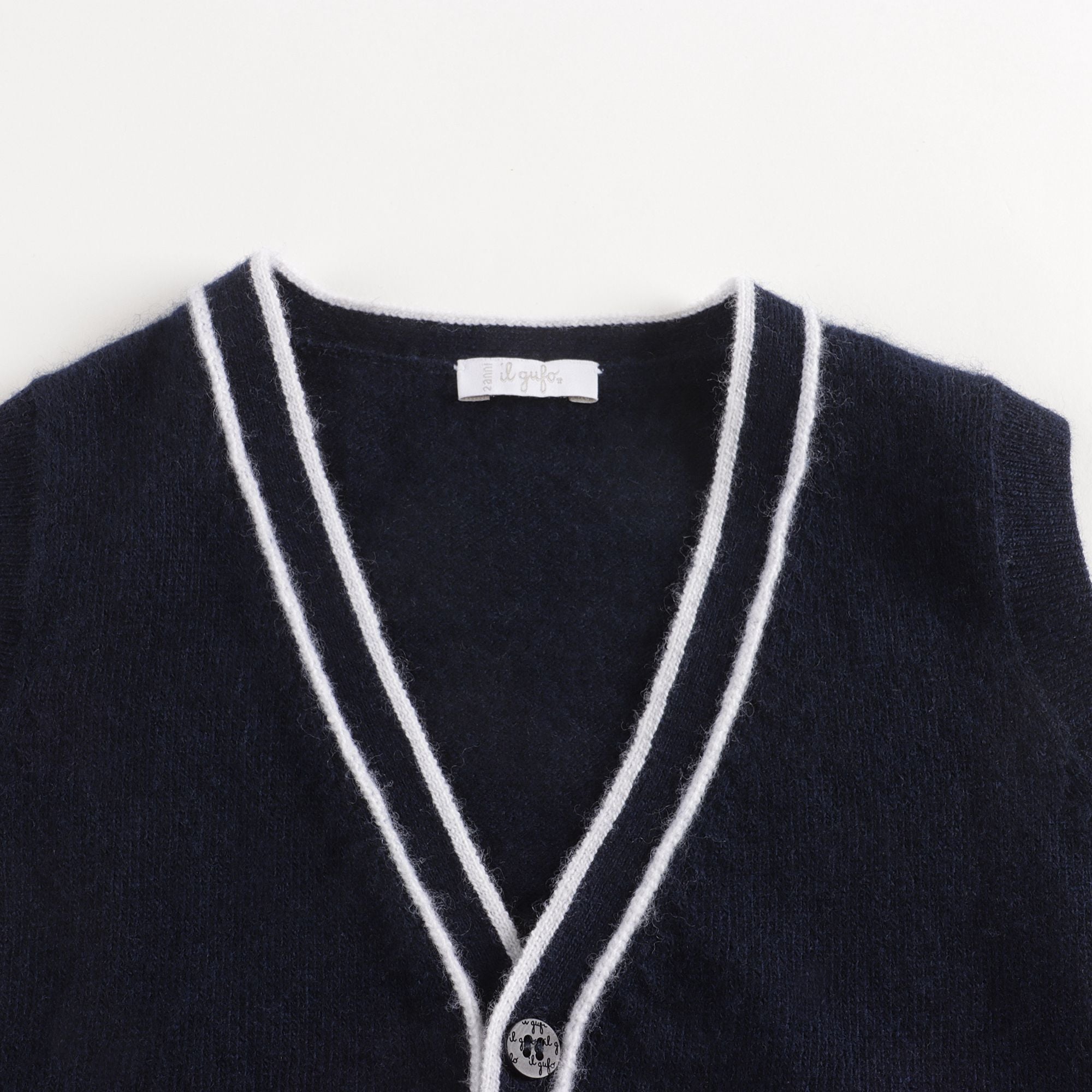 Boys & Girls Blue Wool Gilet