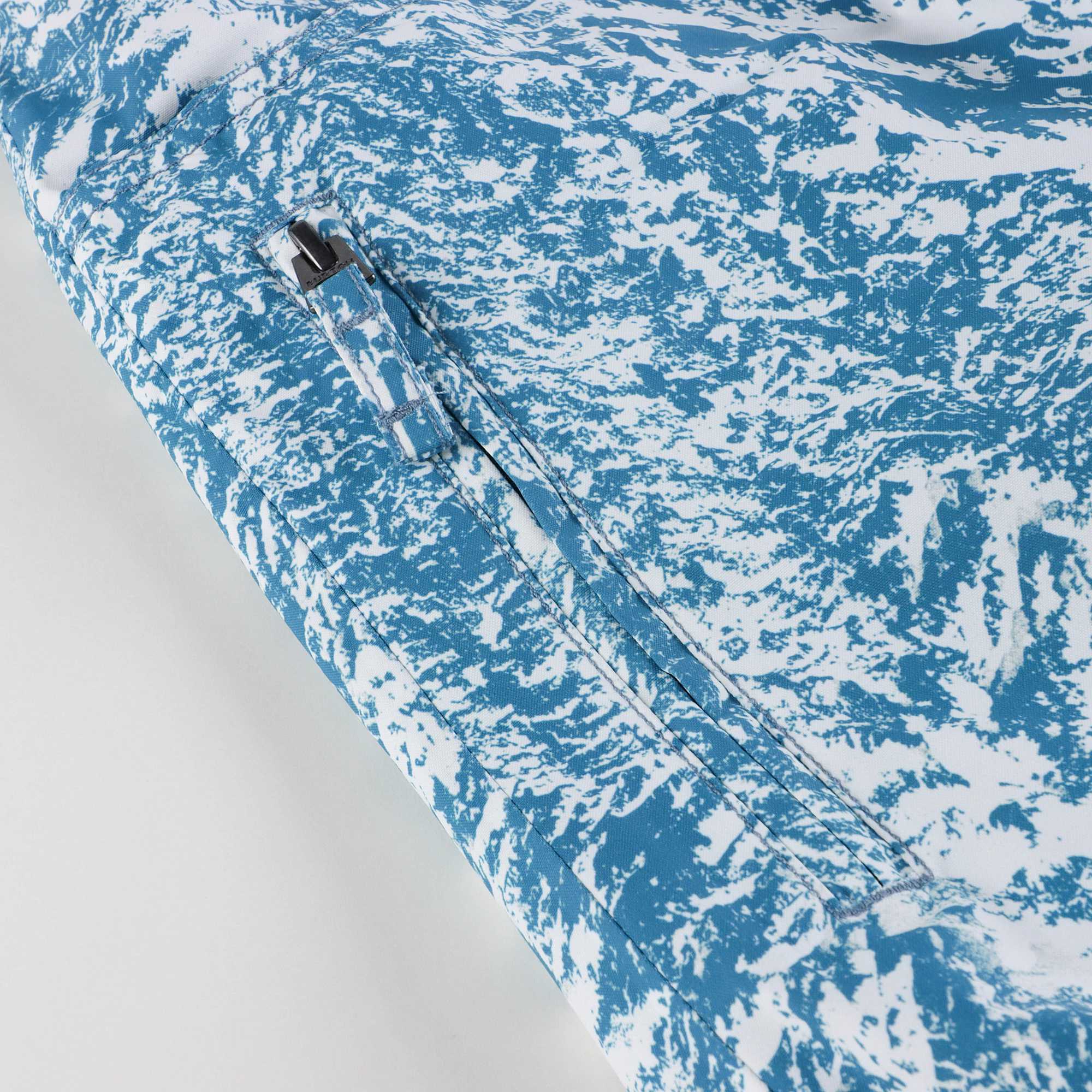 Boys Blue Printed Ski Trousers