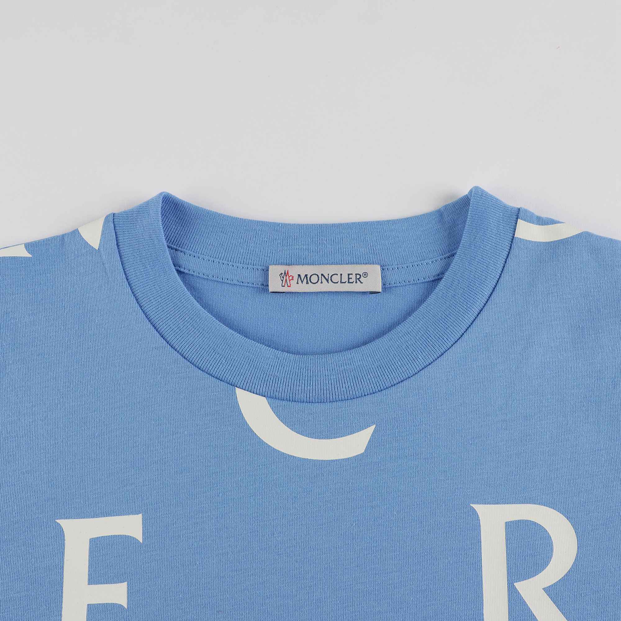 Boys & Girls Blue Cotton T-Shirt