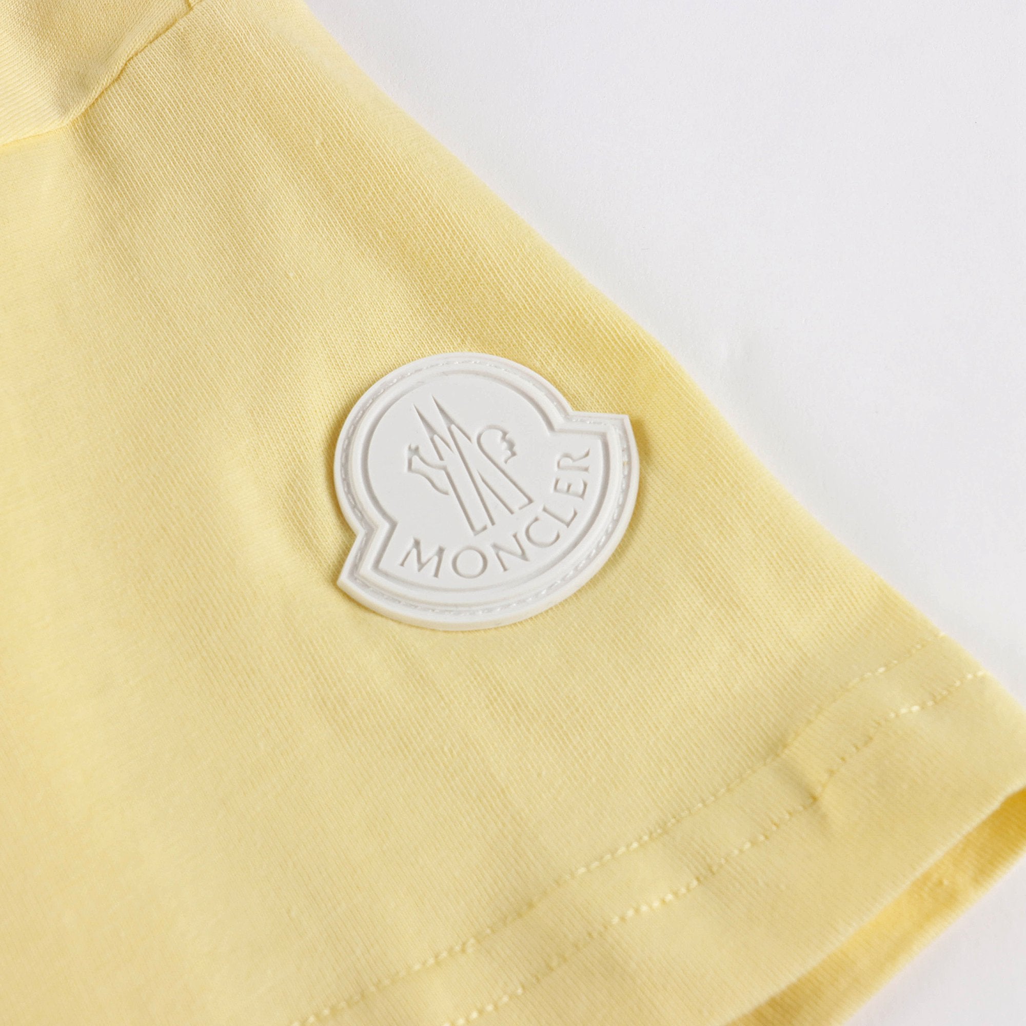 Boys & Girls Yellow Logo Cotton T-Shirt