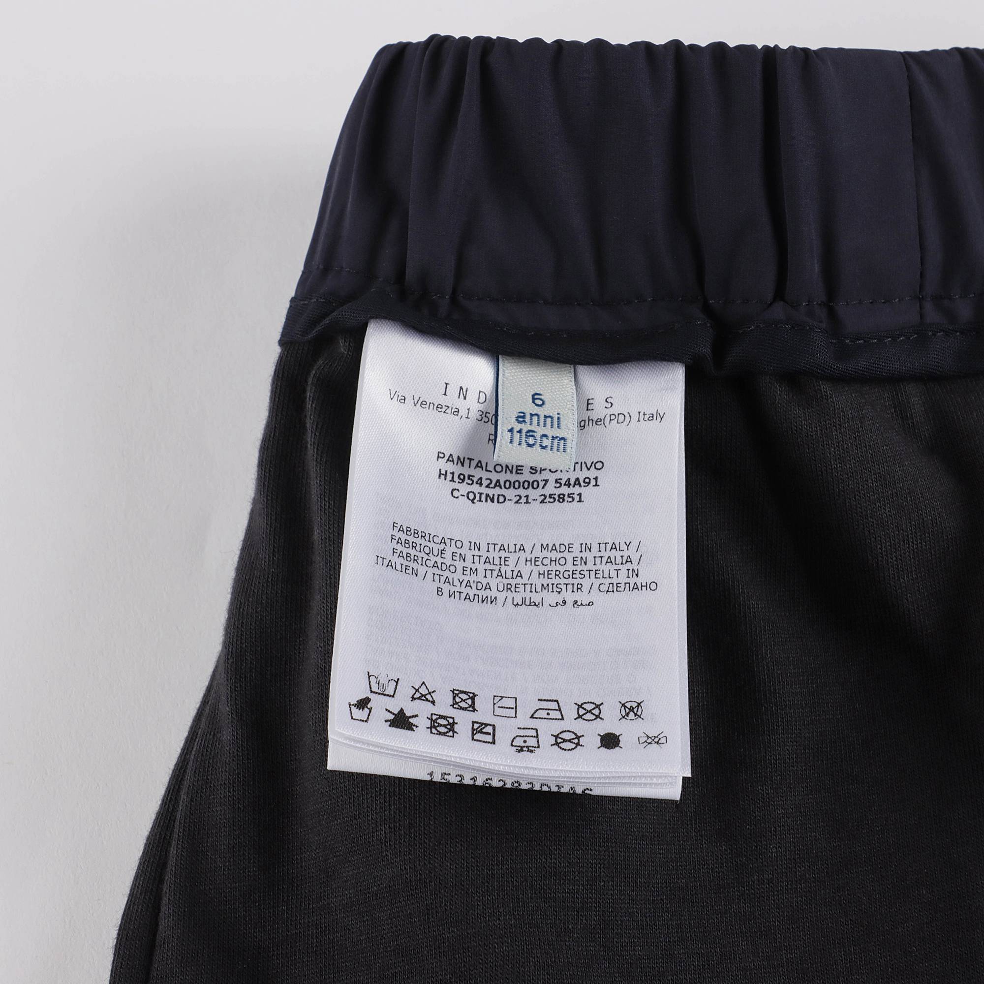 Boys & Girls Black Logo Trousers