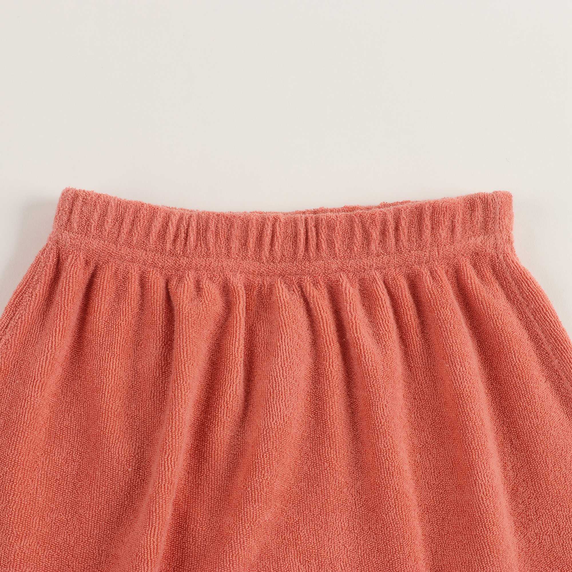 Baby Girls Coral Cotton Shorts