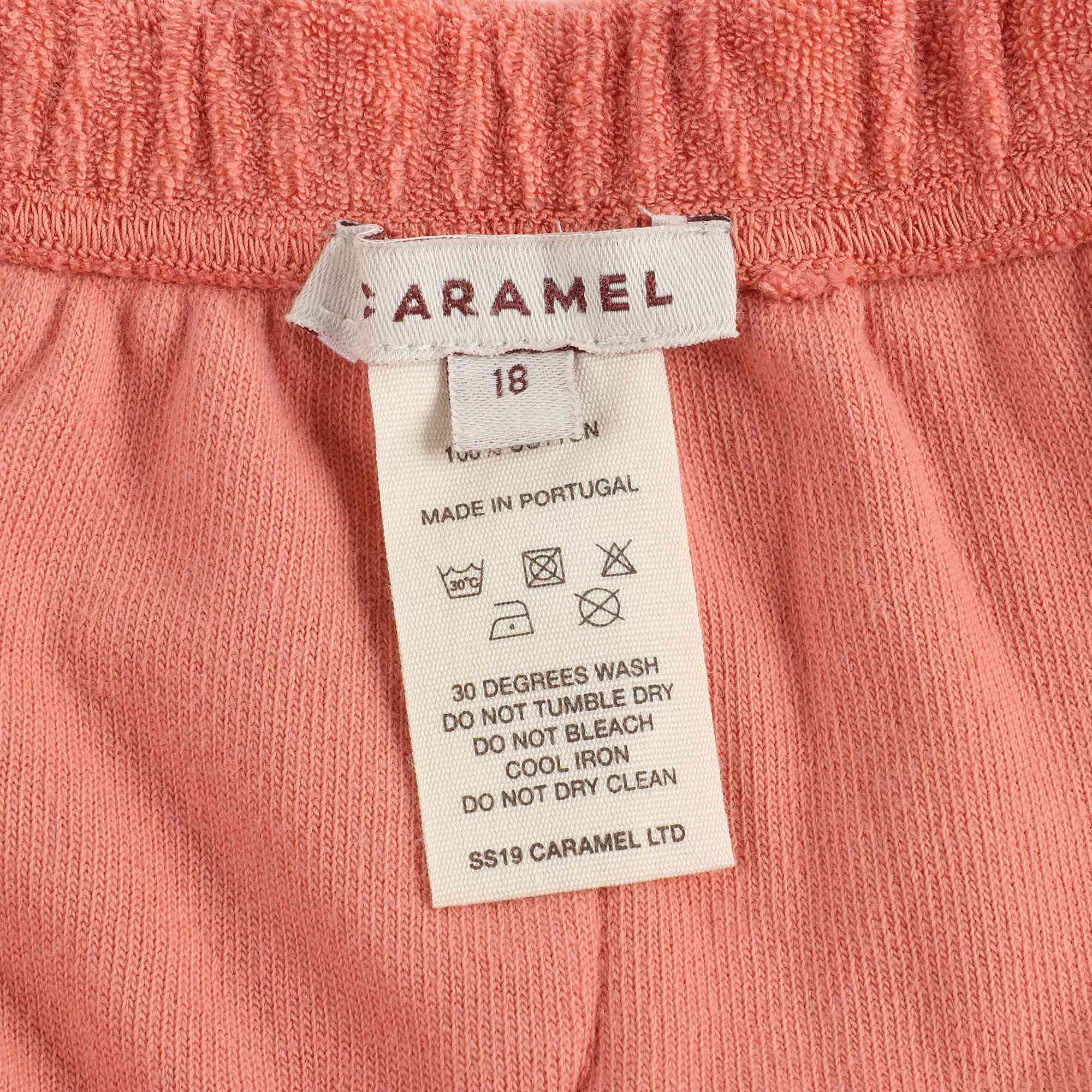 Baby Girls Coral Cotton Shorts