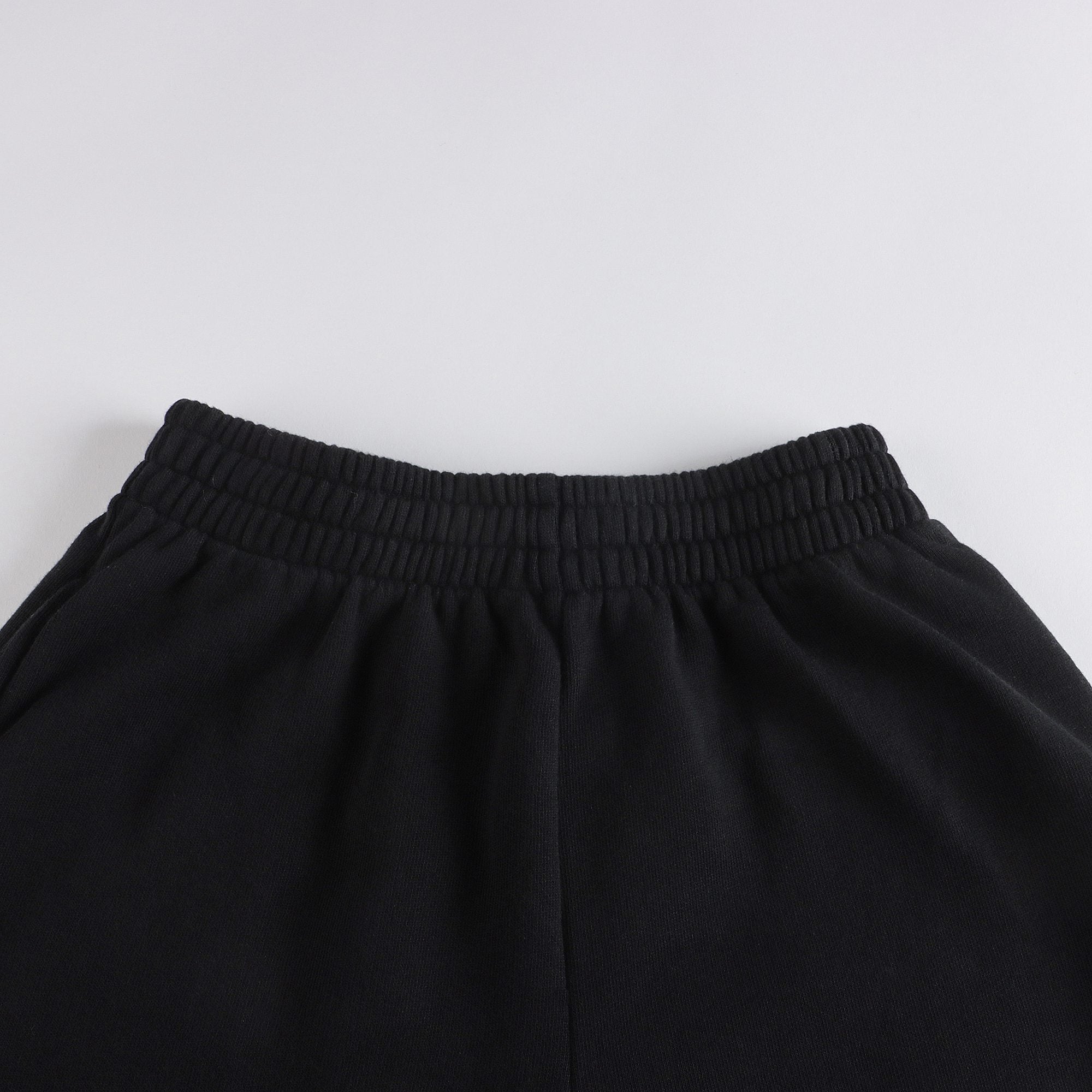 Boys & Girls Black Cotton Trousers