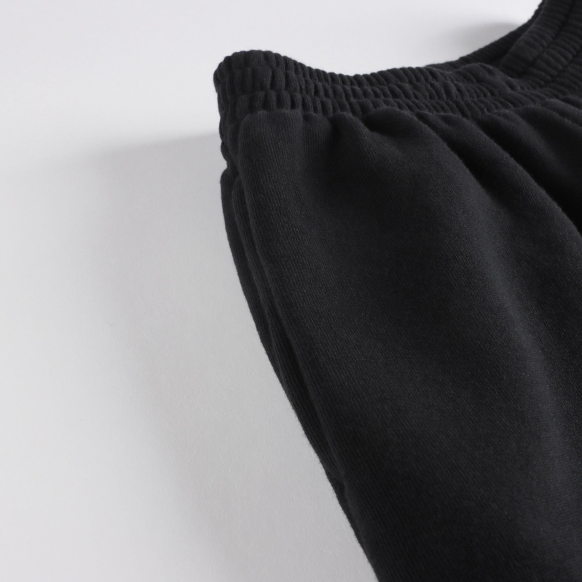 Boys & Girls Black Cotton Shorts