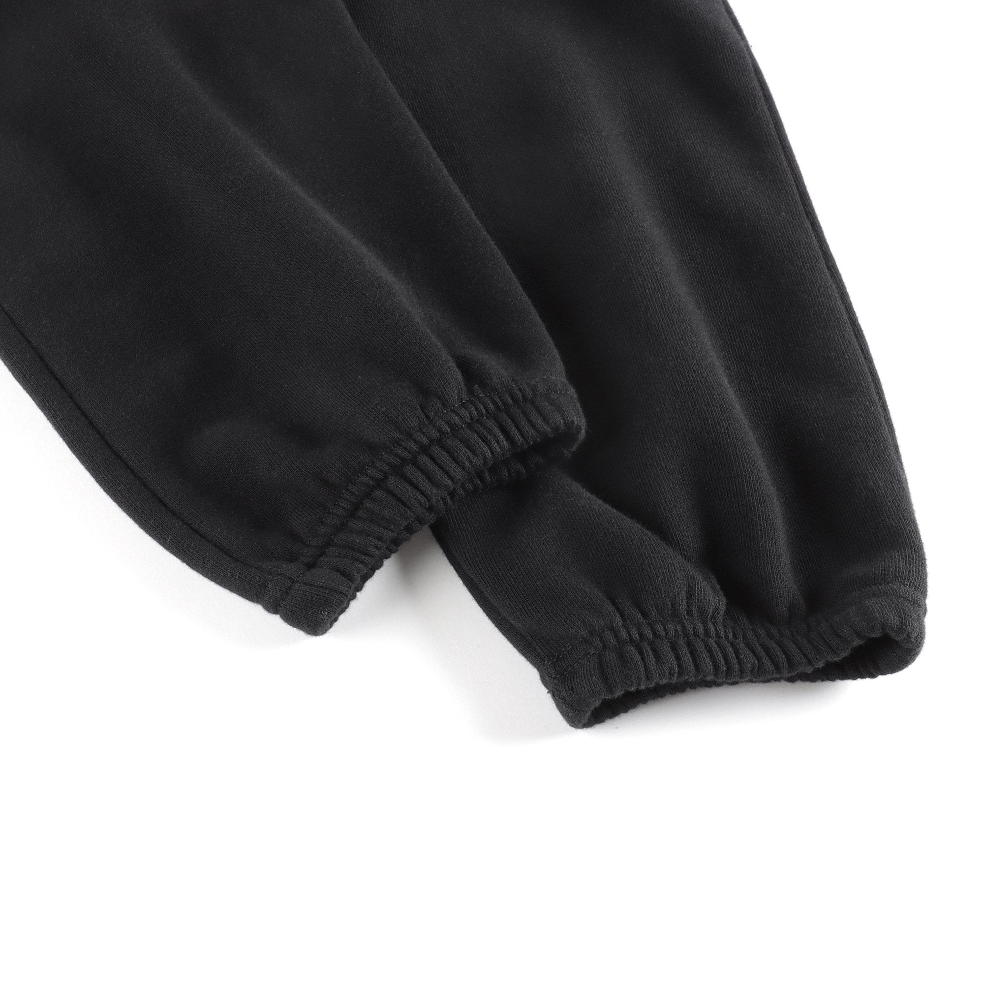 Boys & Girls Black Cotton Trousers