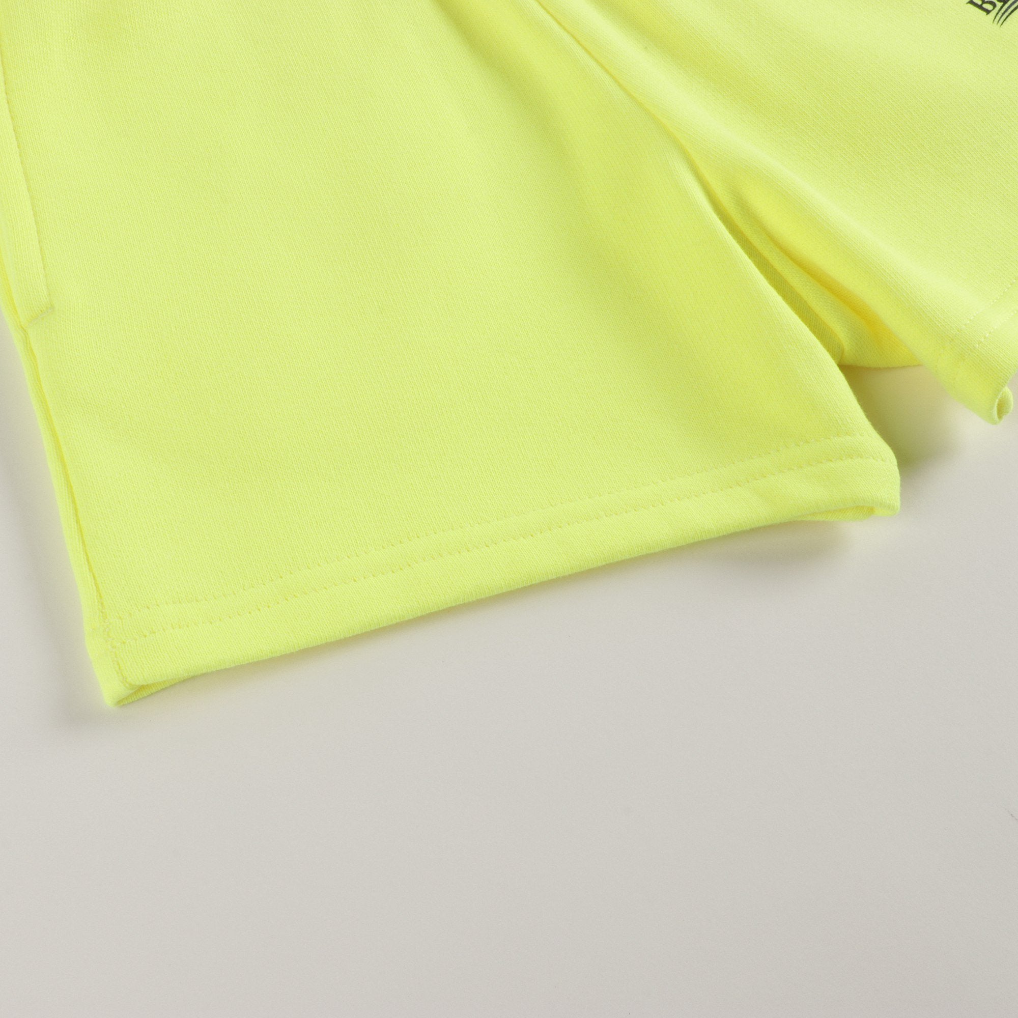 Boys & Girls Yellow Cotton Shorts