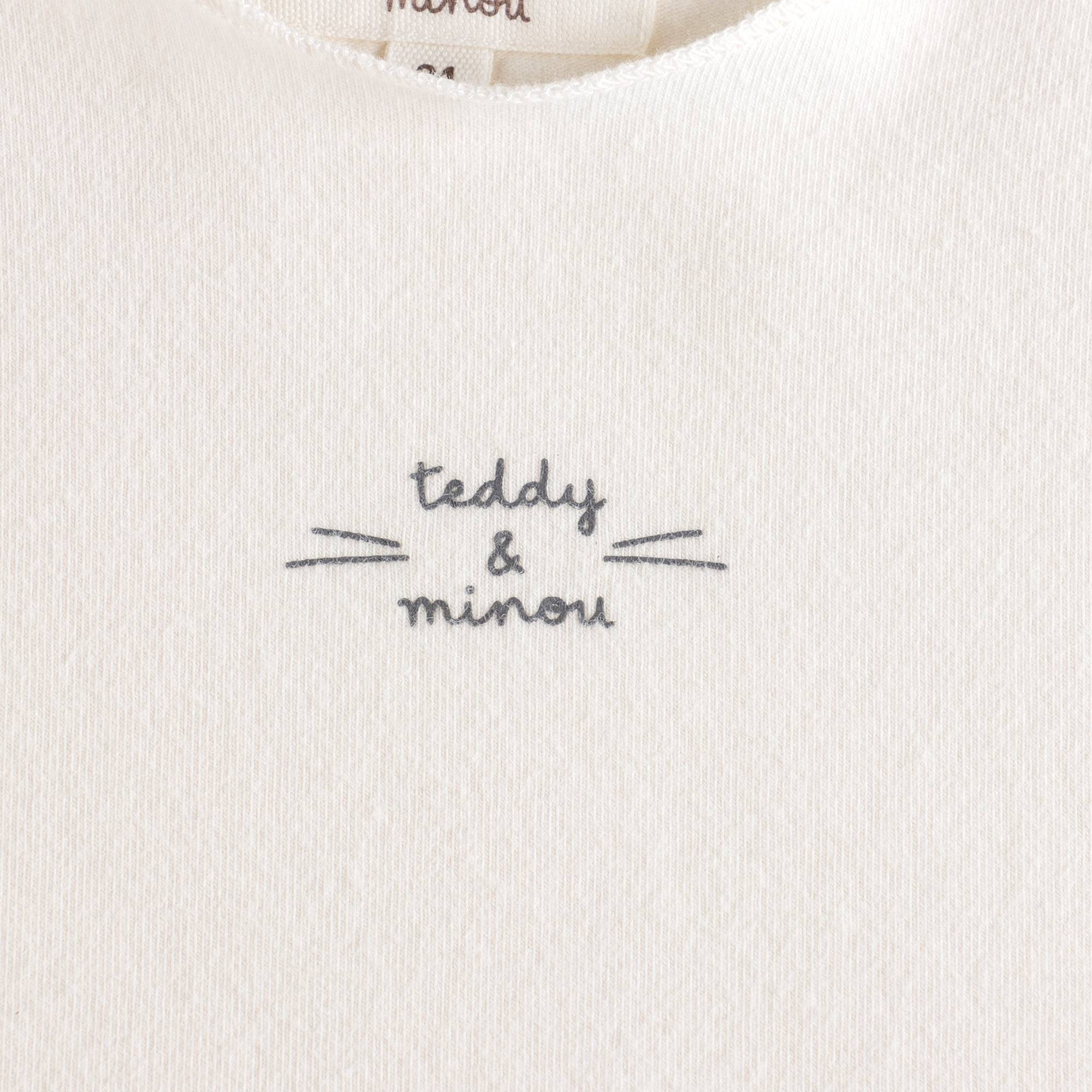 Baby Girls White Cotton T-Shirt