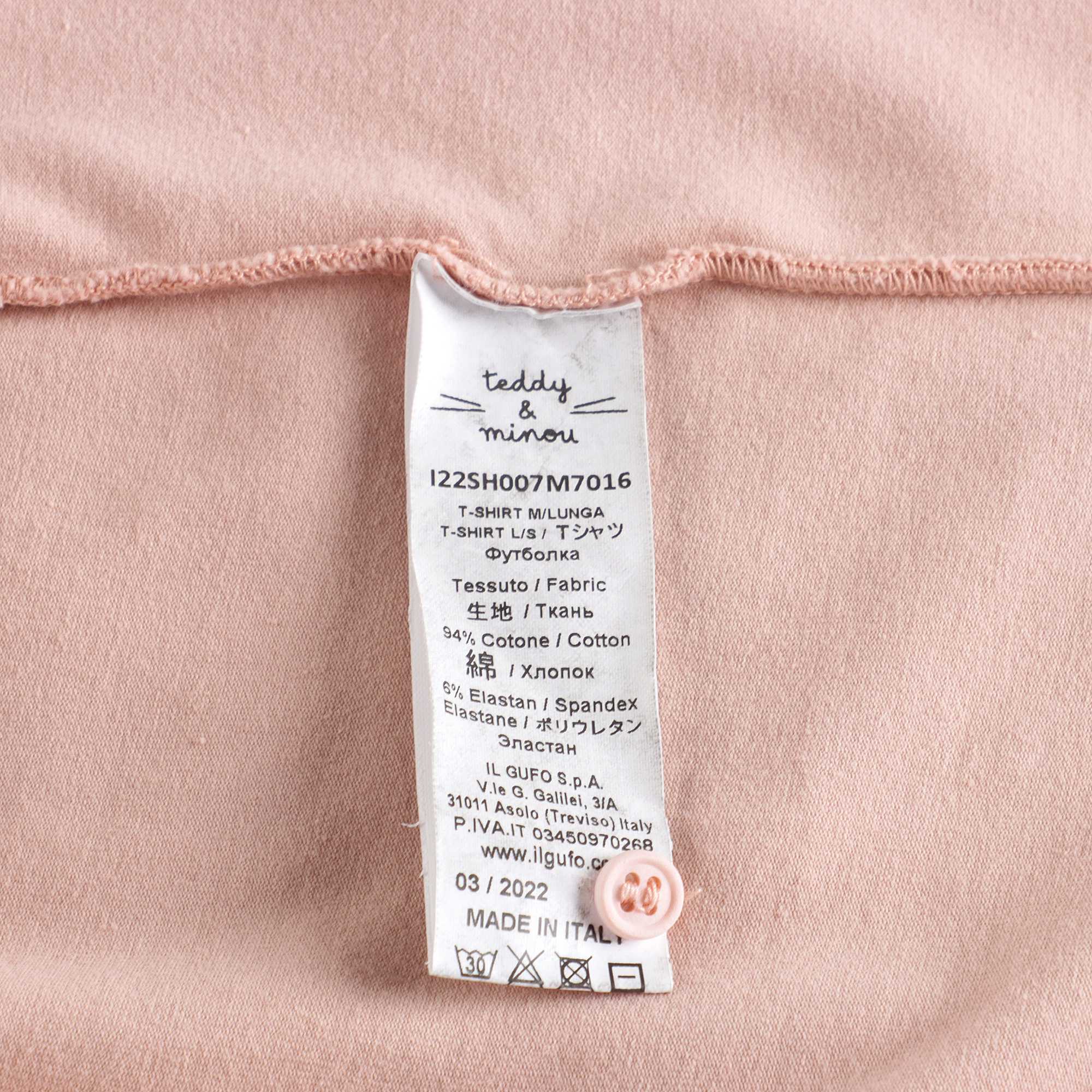 Baby Girls Pink Cotton T-Shirt