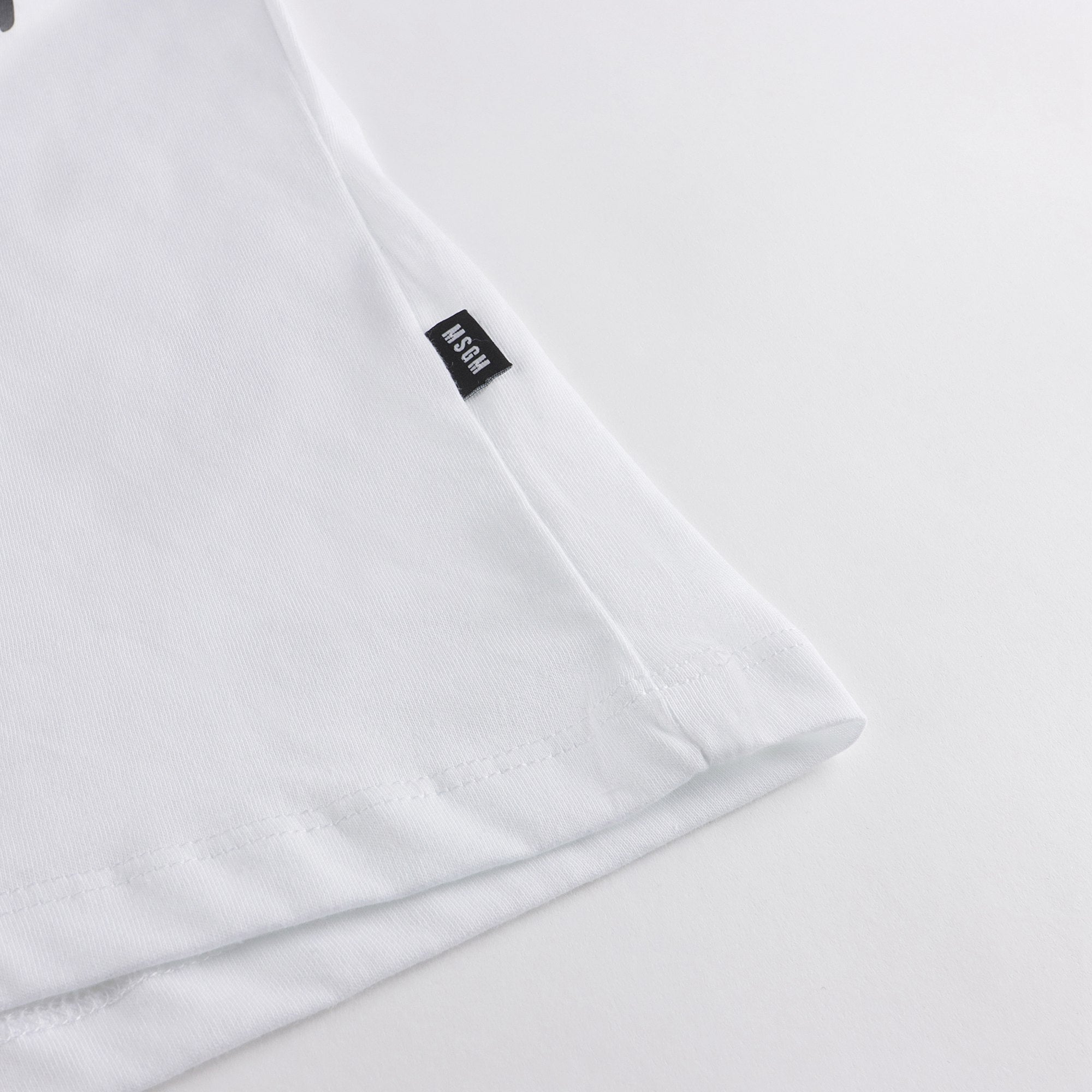 Boys & Girls White Cotton T-Shirt