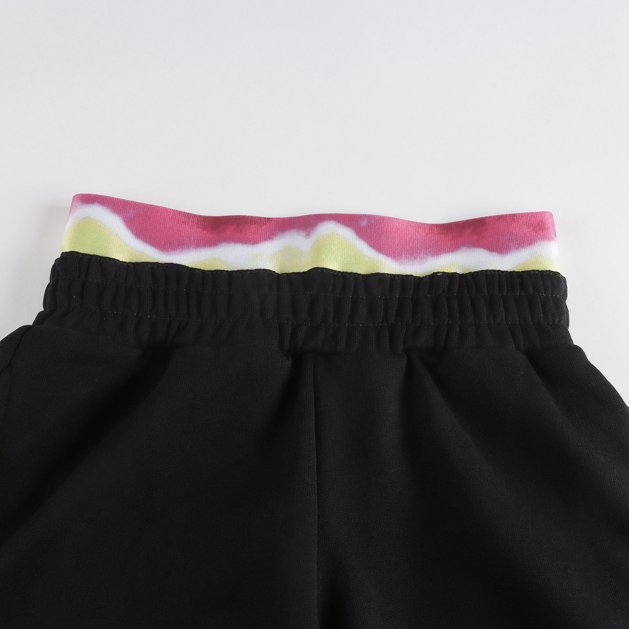 Boys & Girls Black Cotton Shorts