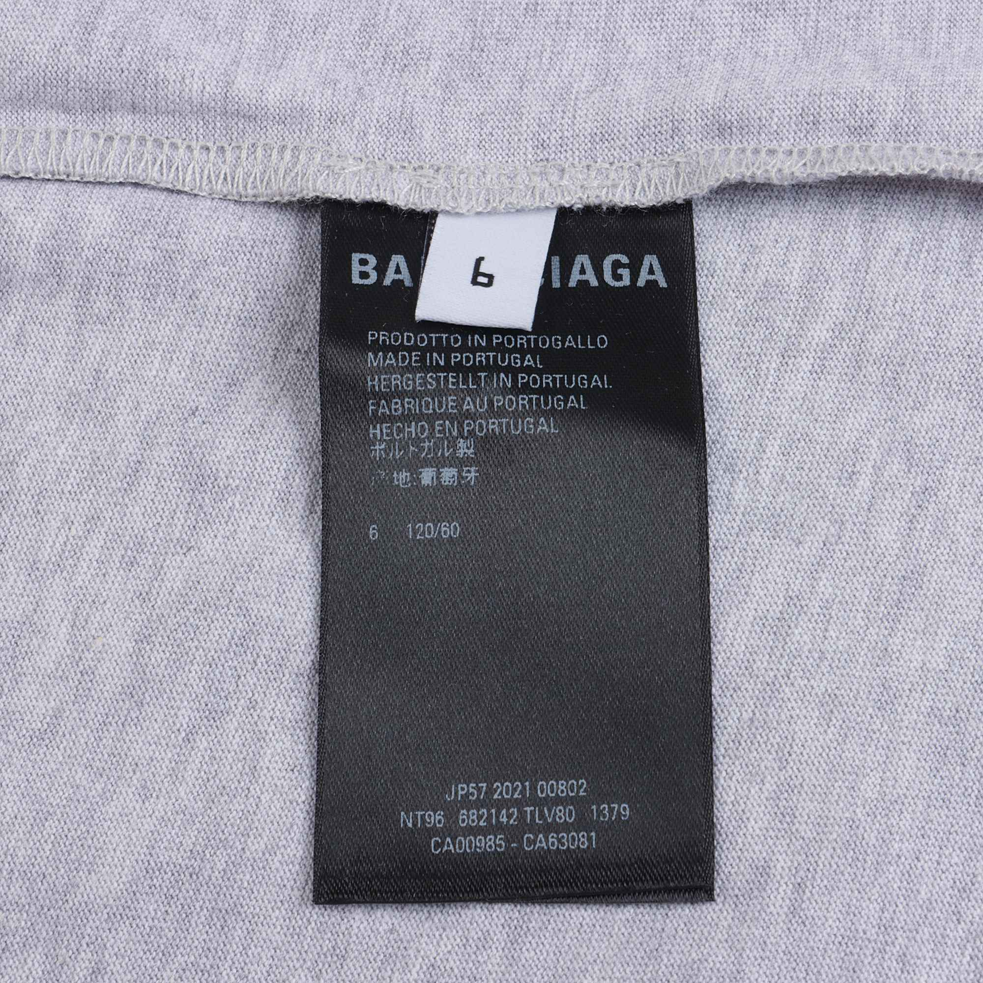 Boys & Girls Grey Logo Cotton T-Shirt