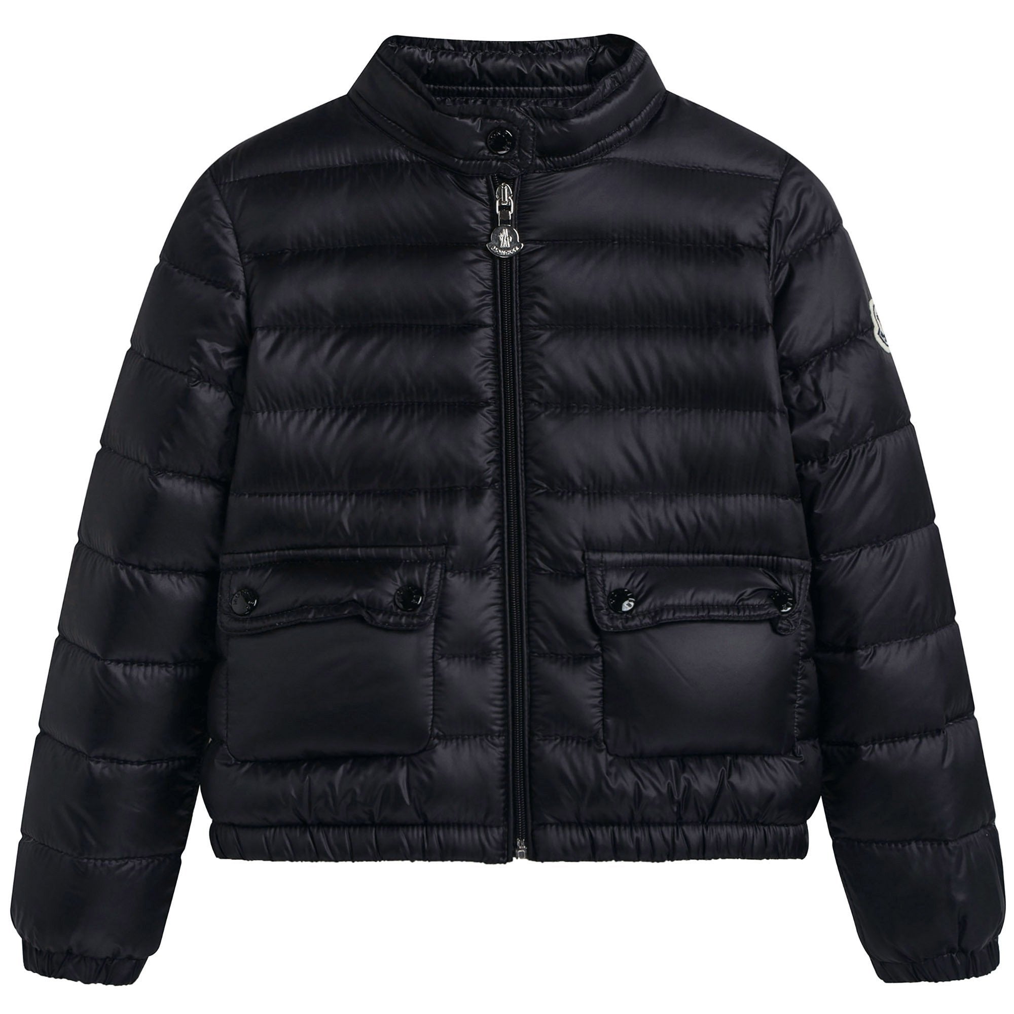 Boys Black "LANS" Padded Down Jacket