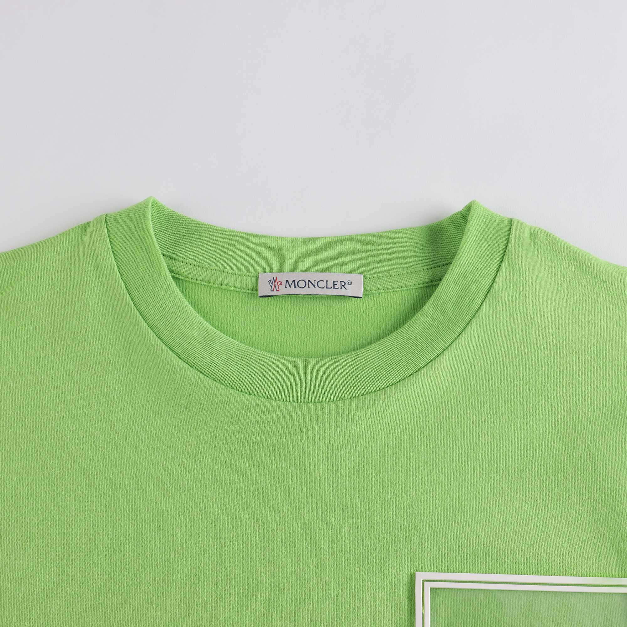 Boys & Girls Green Logo Cotton T-Shirt