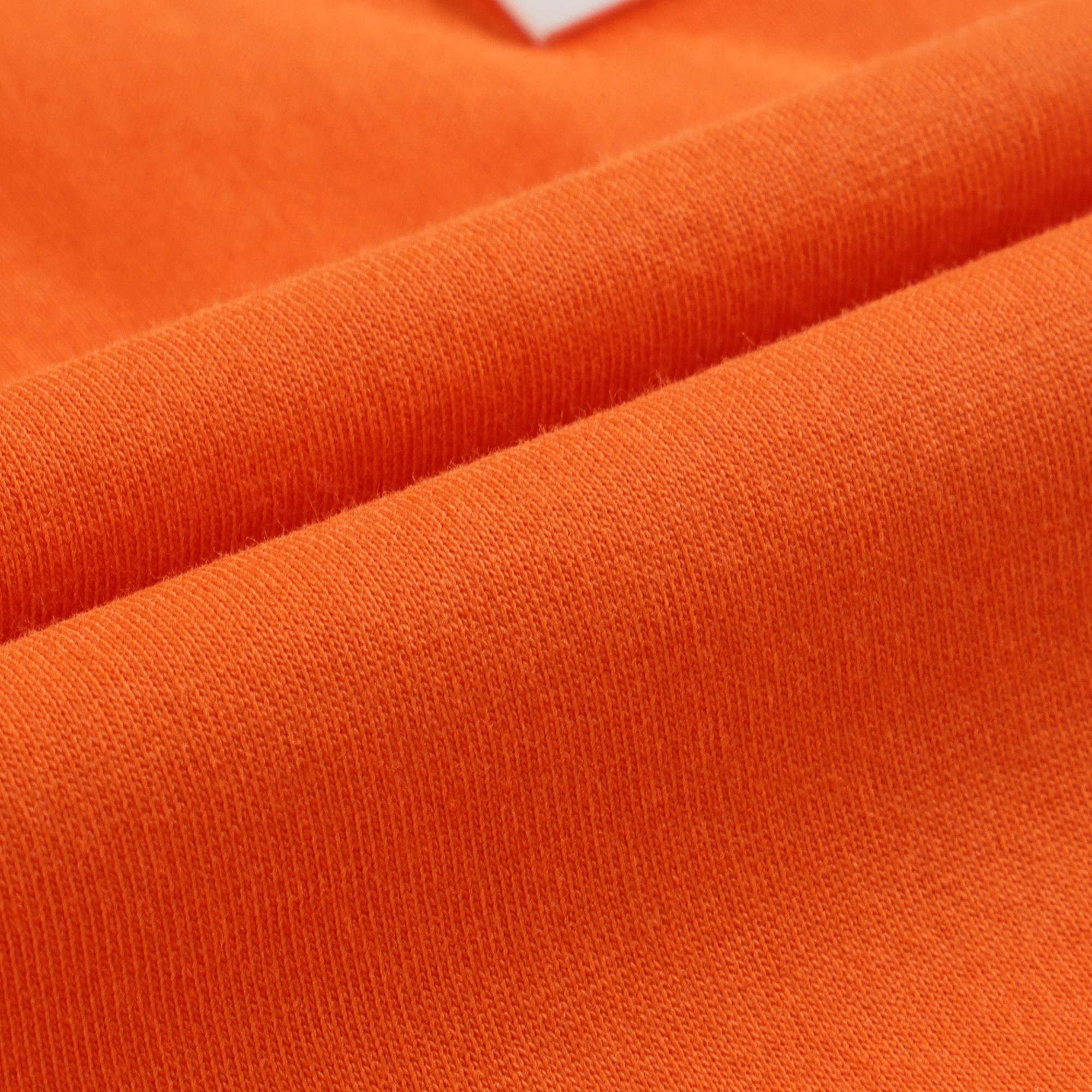 Boys & Girls Orange Logo Cotton T-Shirt