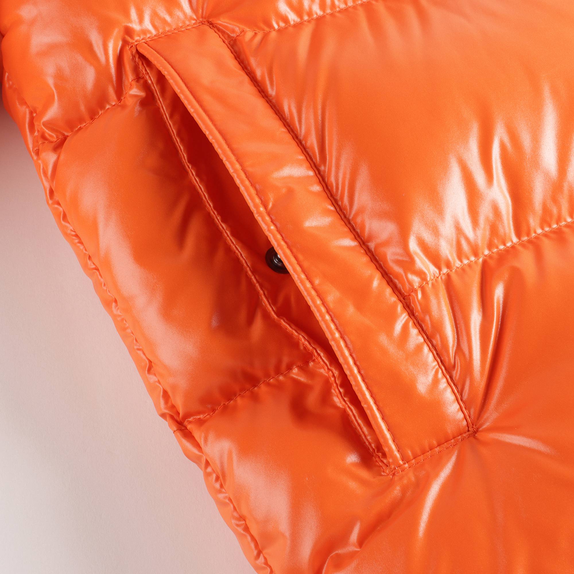 Boys Orange 'IDIL' Padded Down Jacket