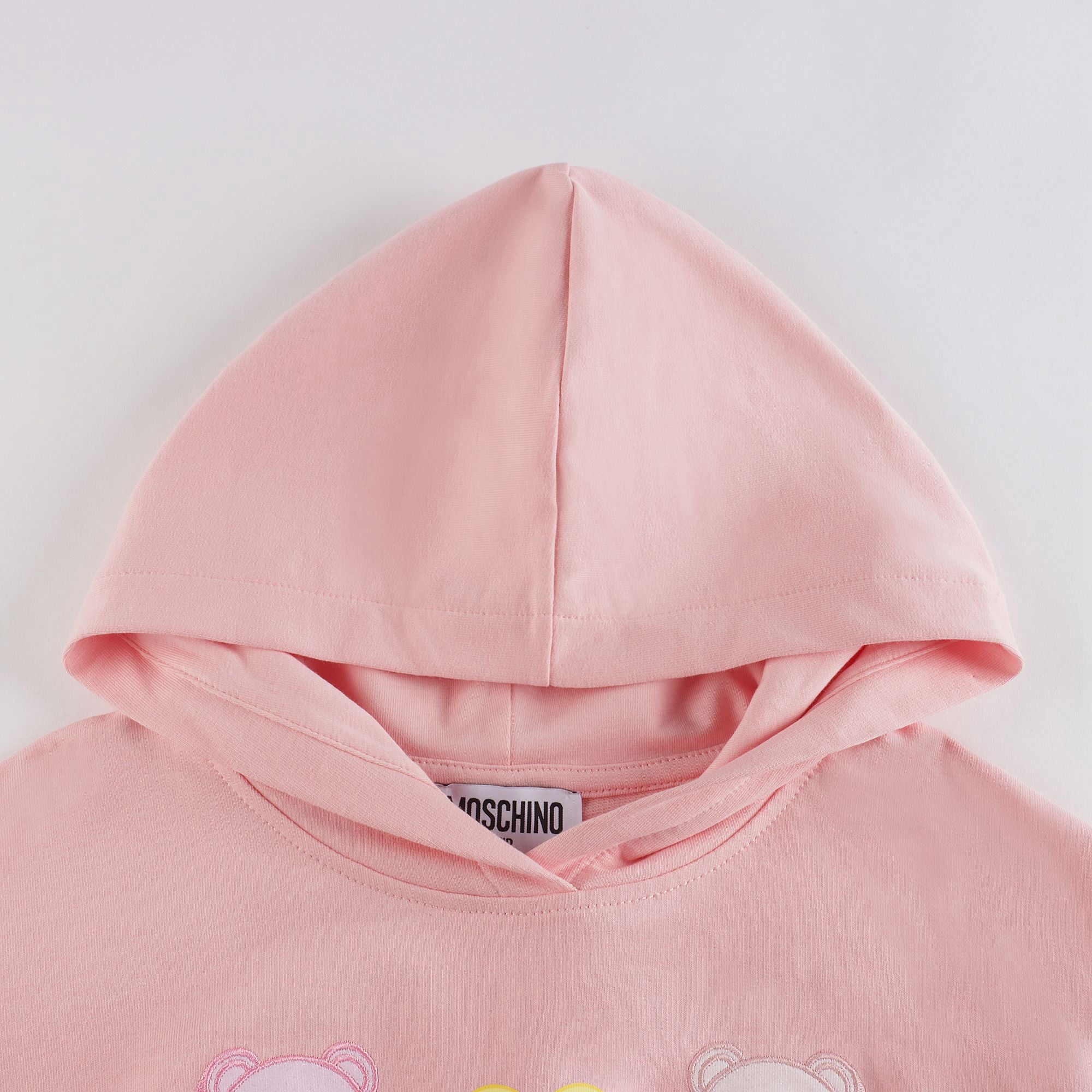 Boys & Girls Pink Logo Cotton Sweatshirts