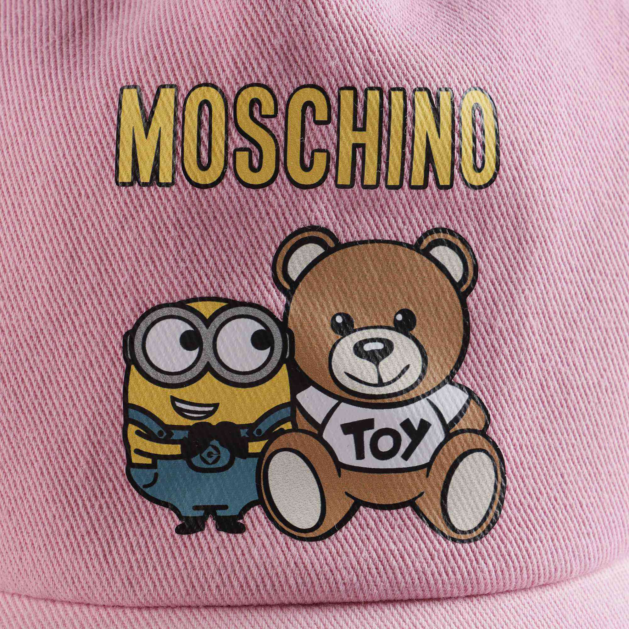 Boys & Girls Pink Bear Baseball Cap