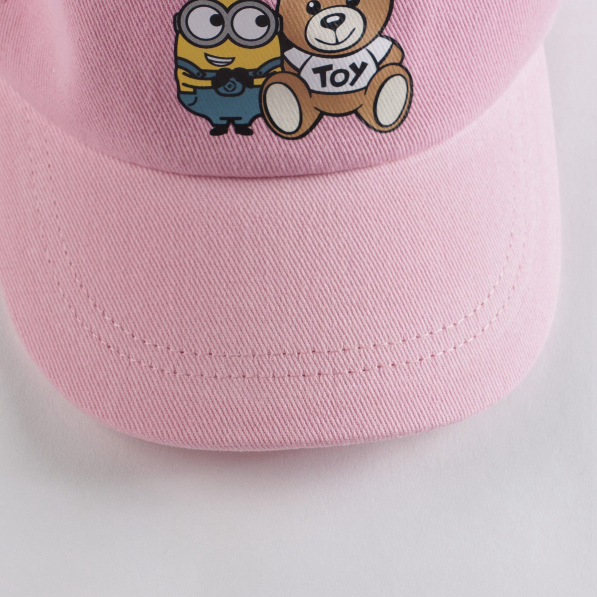 Boys & Girls Pink Bear Baseball Cap