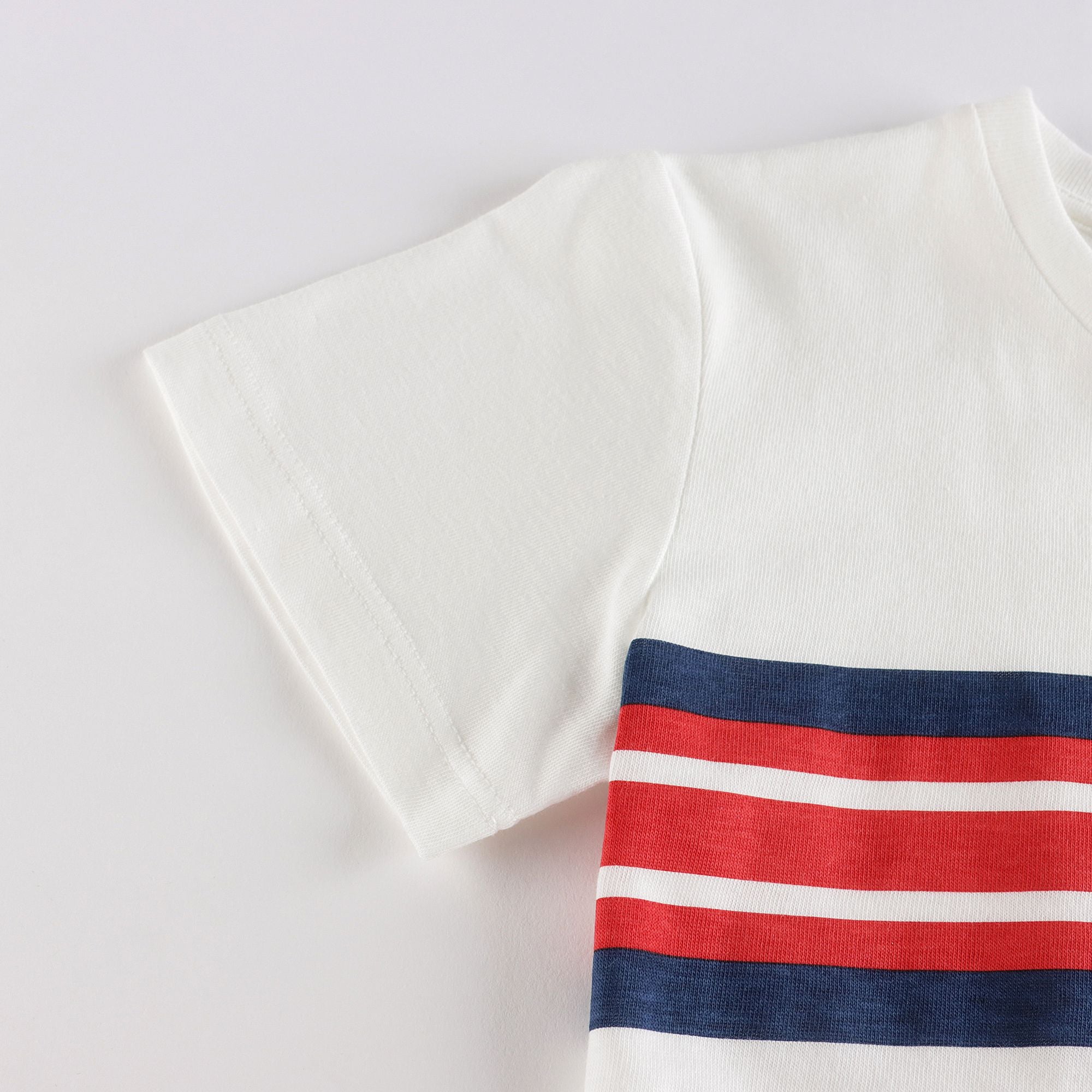 Baby Boys & Girls White Cotton T-Shirt