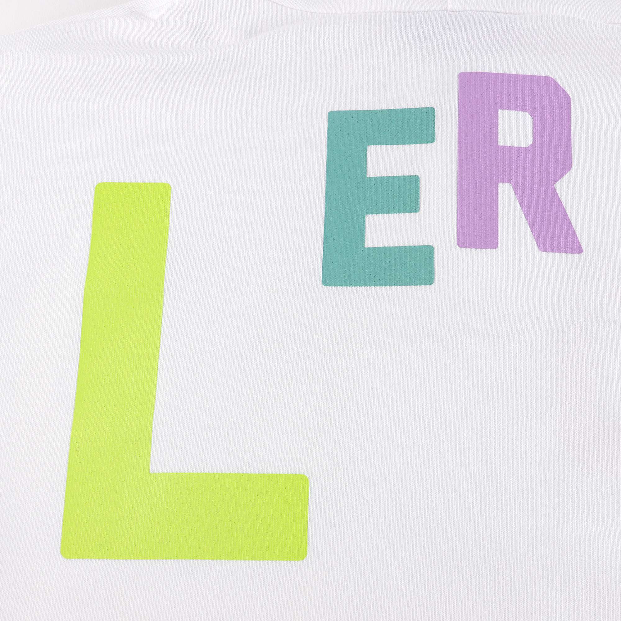 Boys & Girls White Logo Cotton Sweatshirt