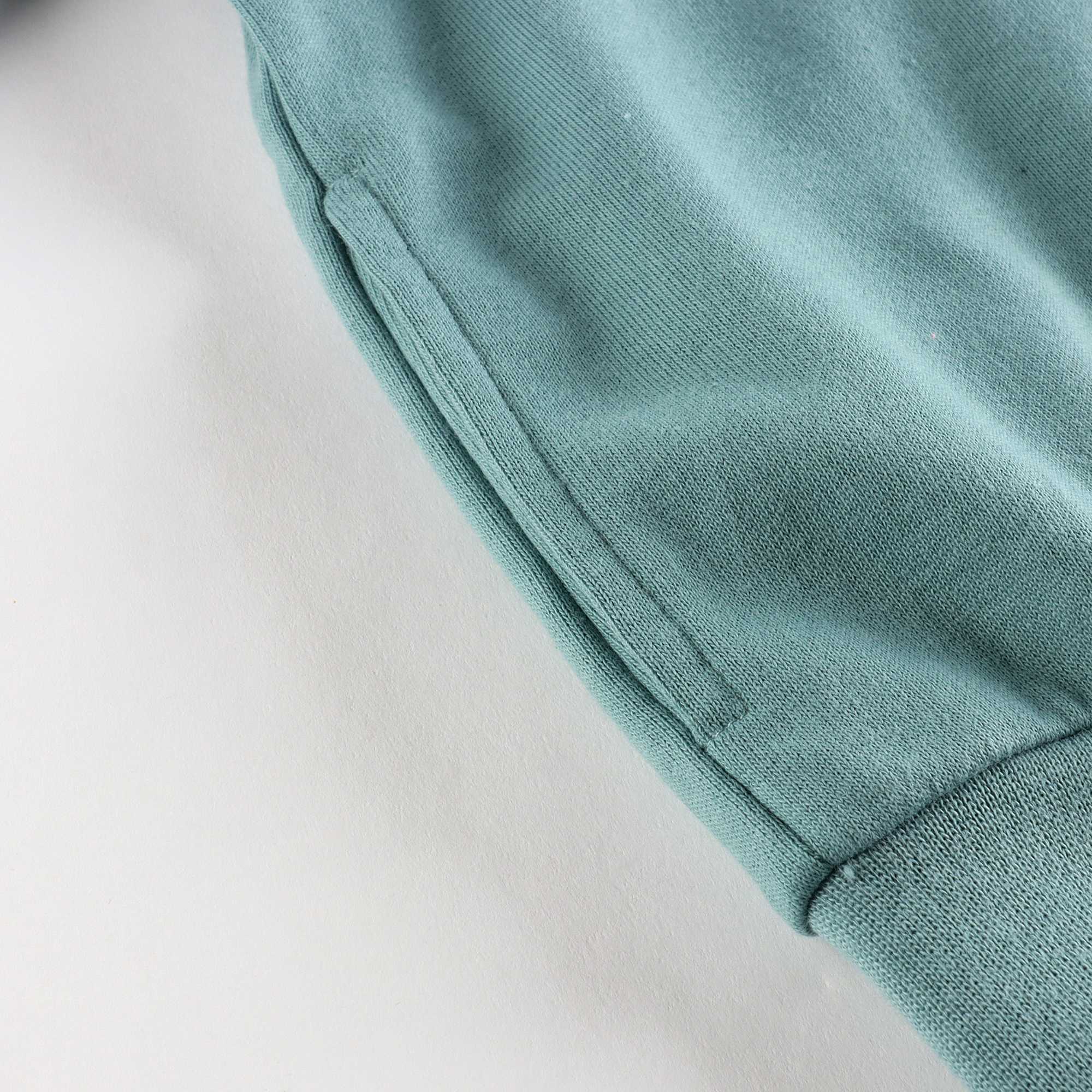 Boys & Girls Green Hooded Cotton Sweatshirt