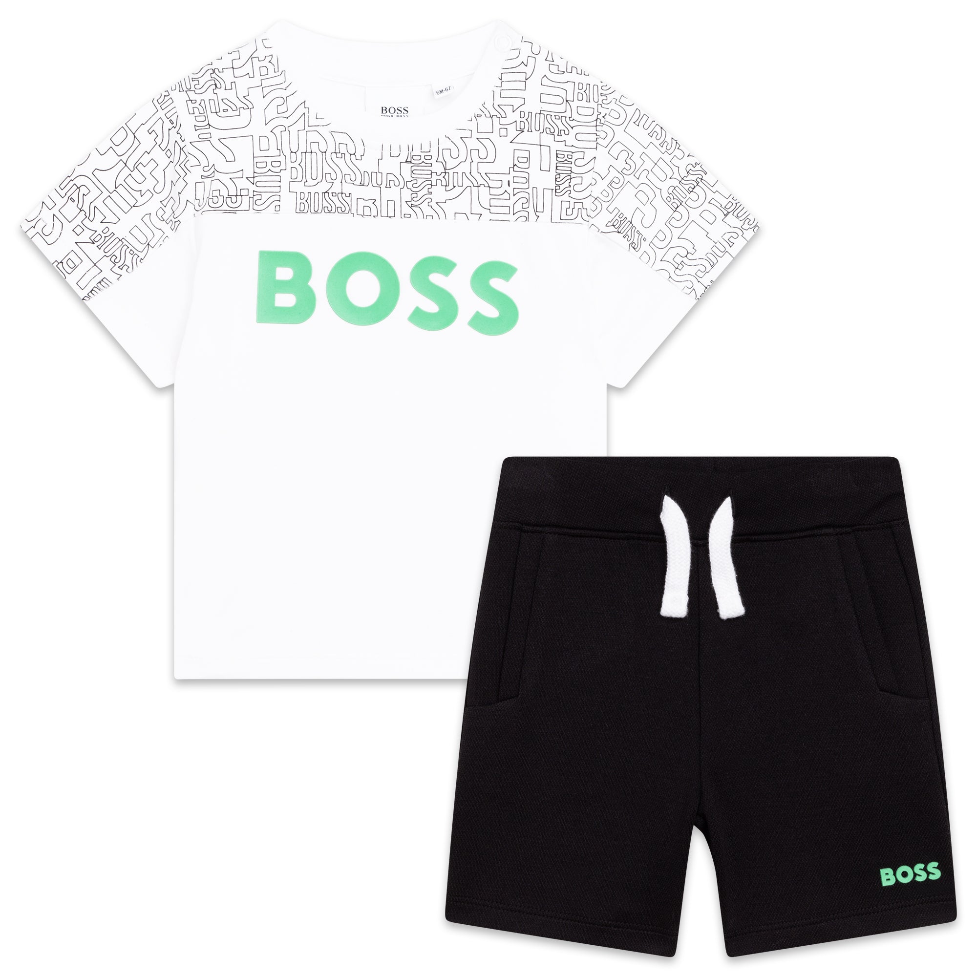 Baby Boys & Girls White T-Shirts Set