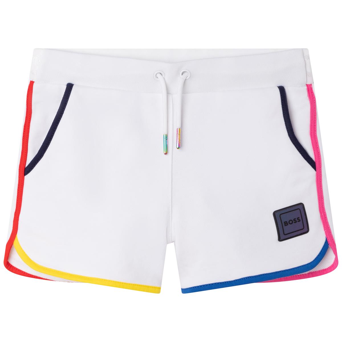 Boys & Girls White Shorts