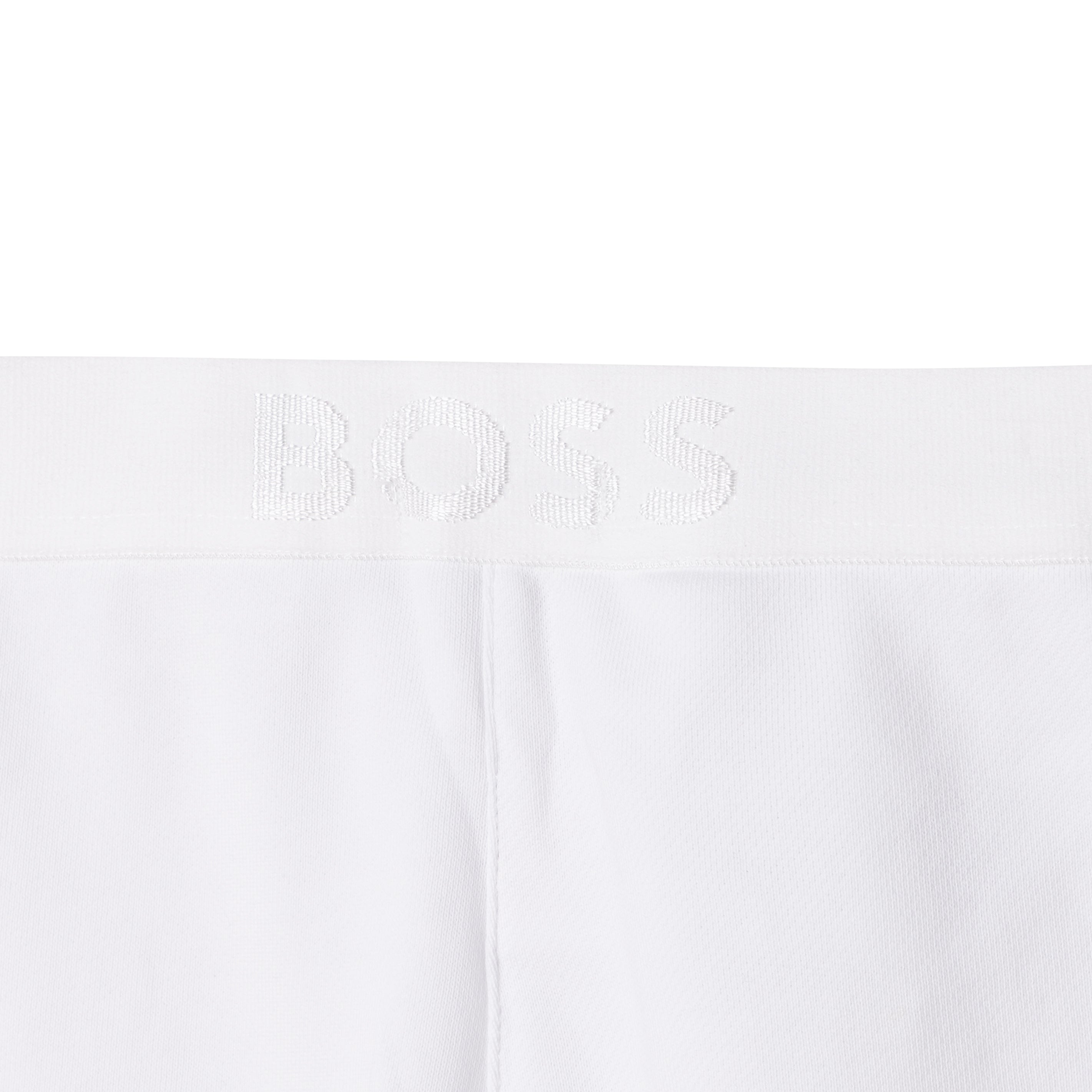 Boys & Girls White Cotton Shorts