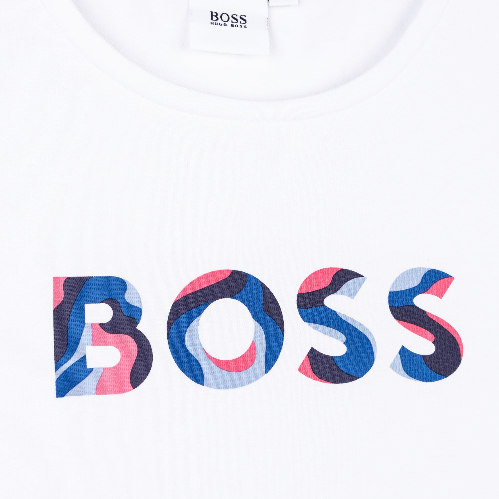 Boys & Girls White Cotton T-Shirt