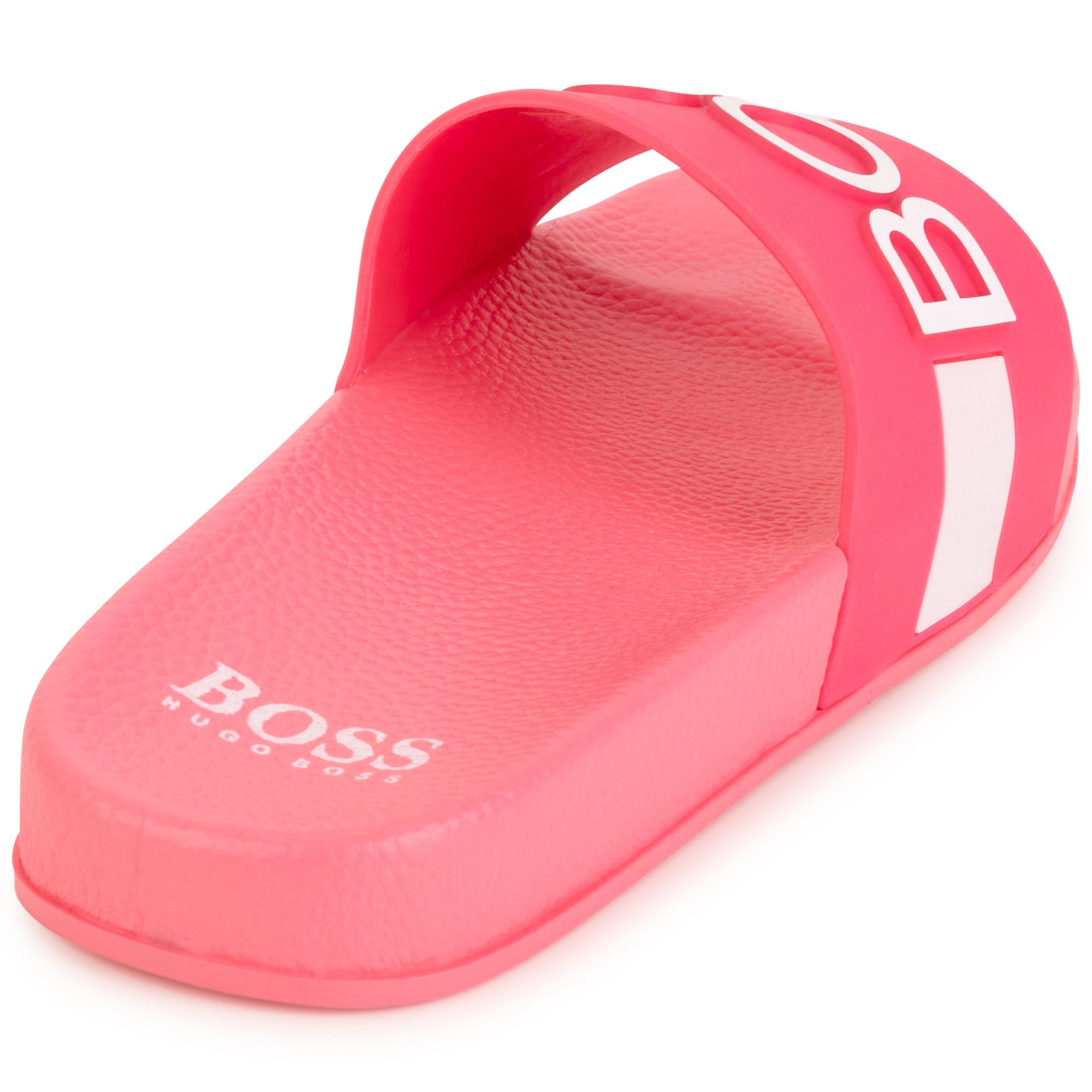 Boys & Girls Pink Logo Slippers