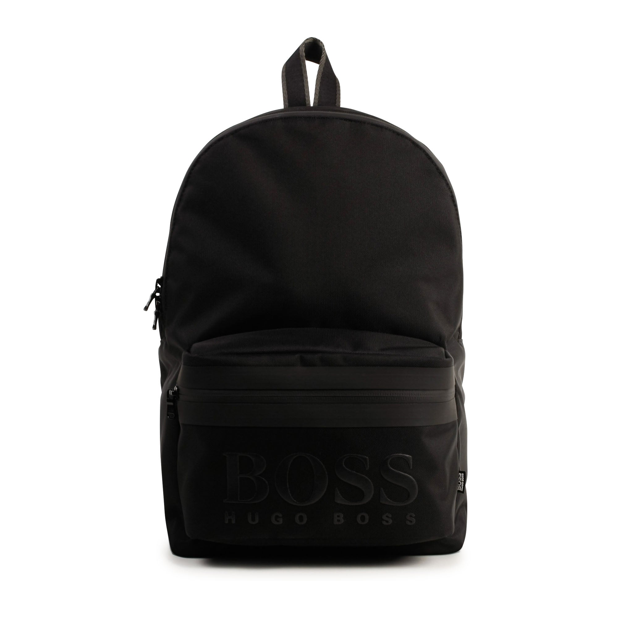 Boys Black Logo Backpack