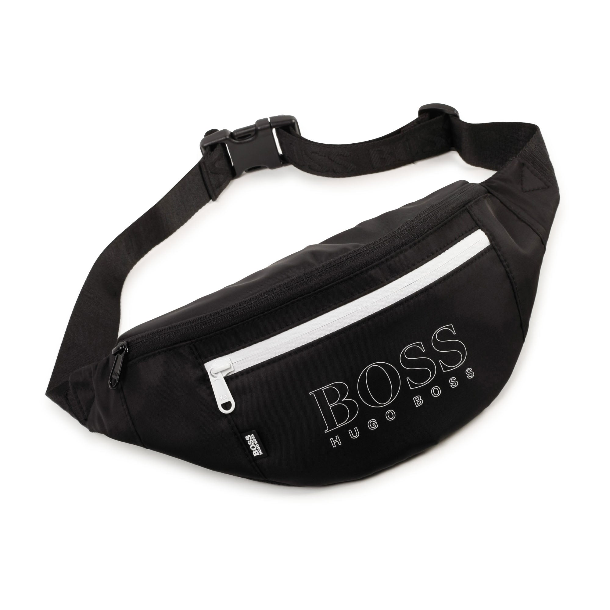 Boys Black Logo Bag