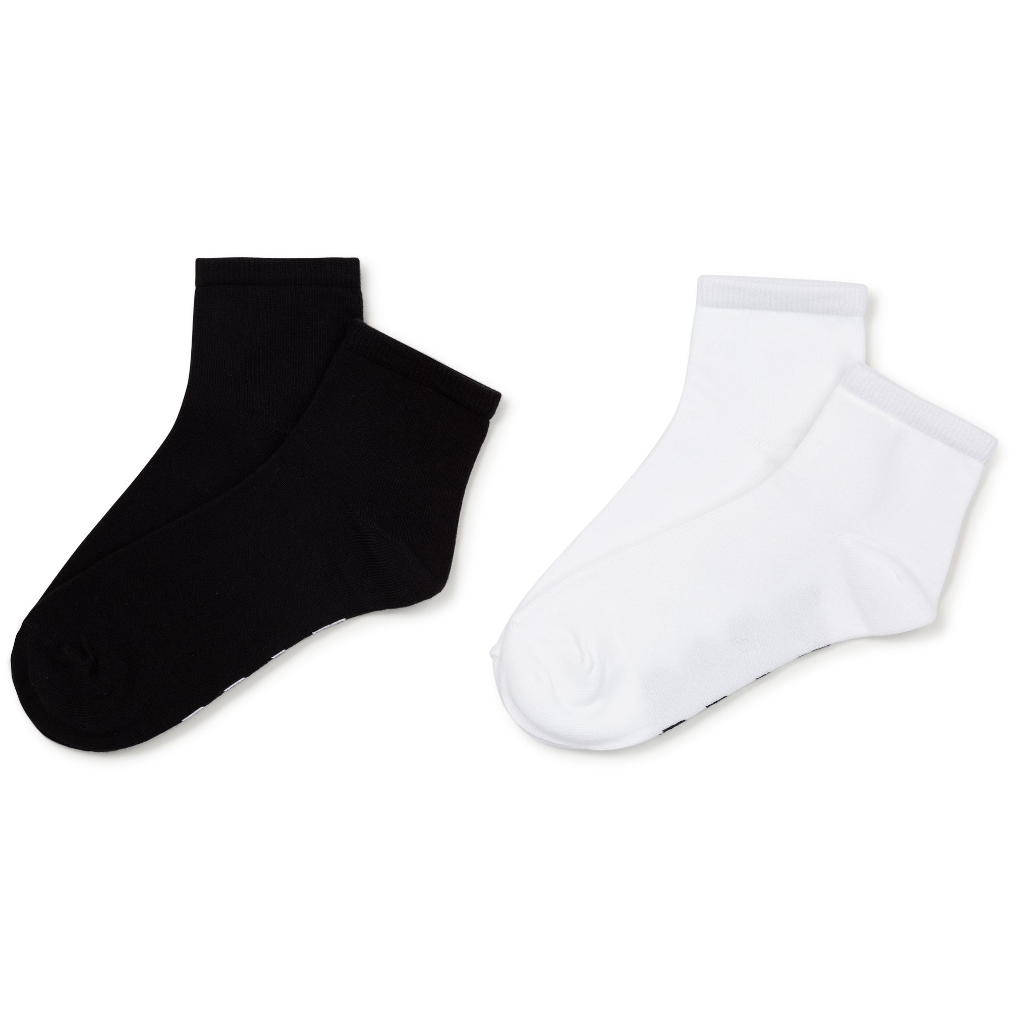 Boys & Girls Black & White Cotton Socks