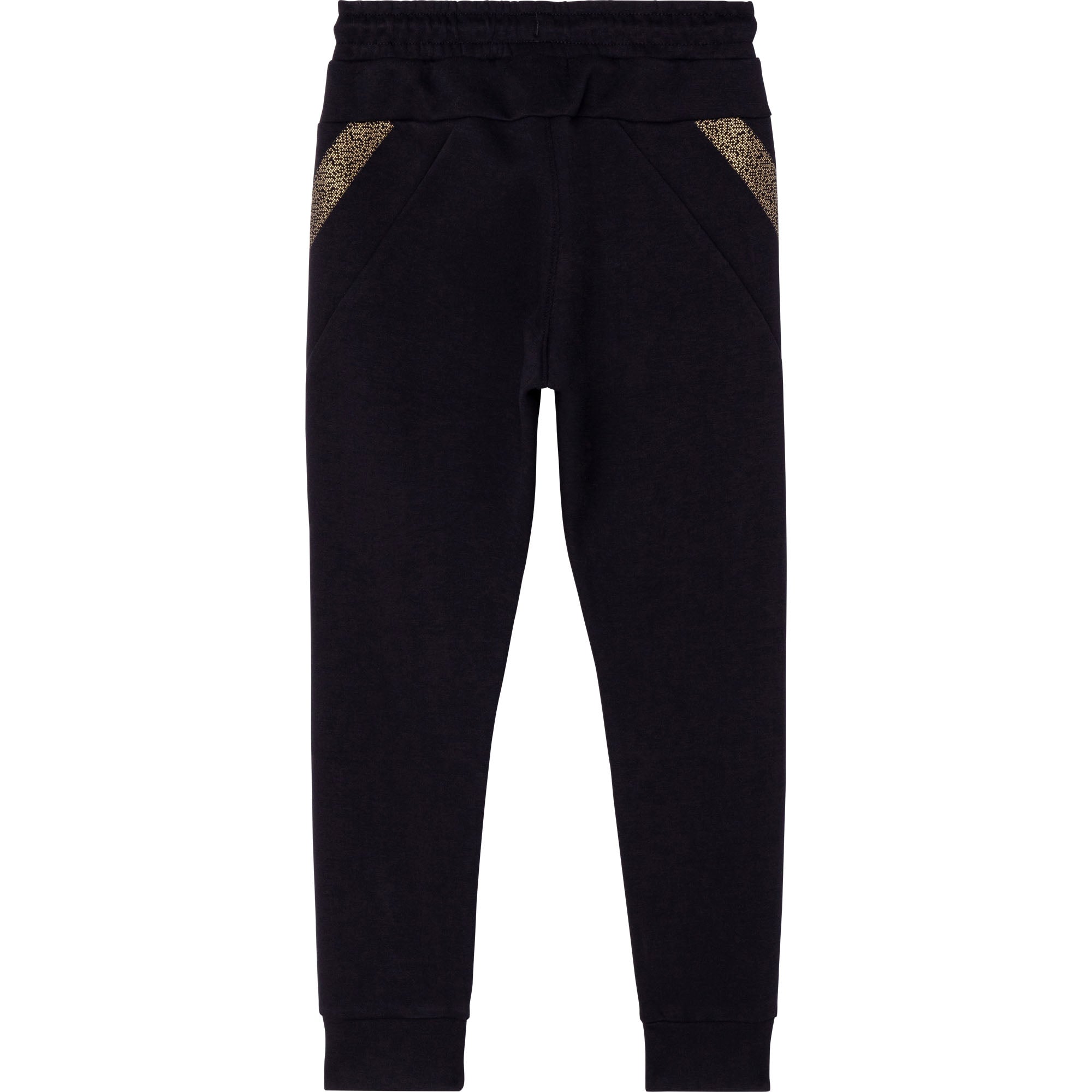 Boys Black Cotton Trousers