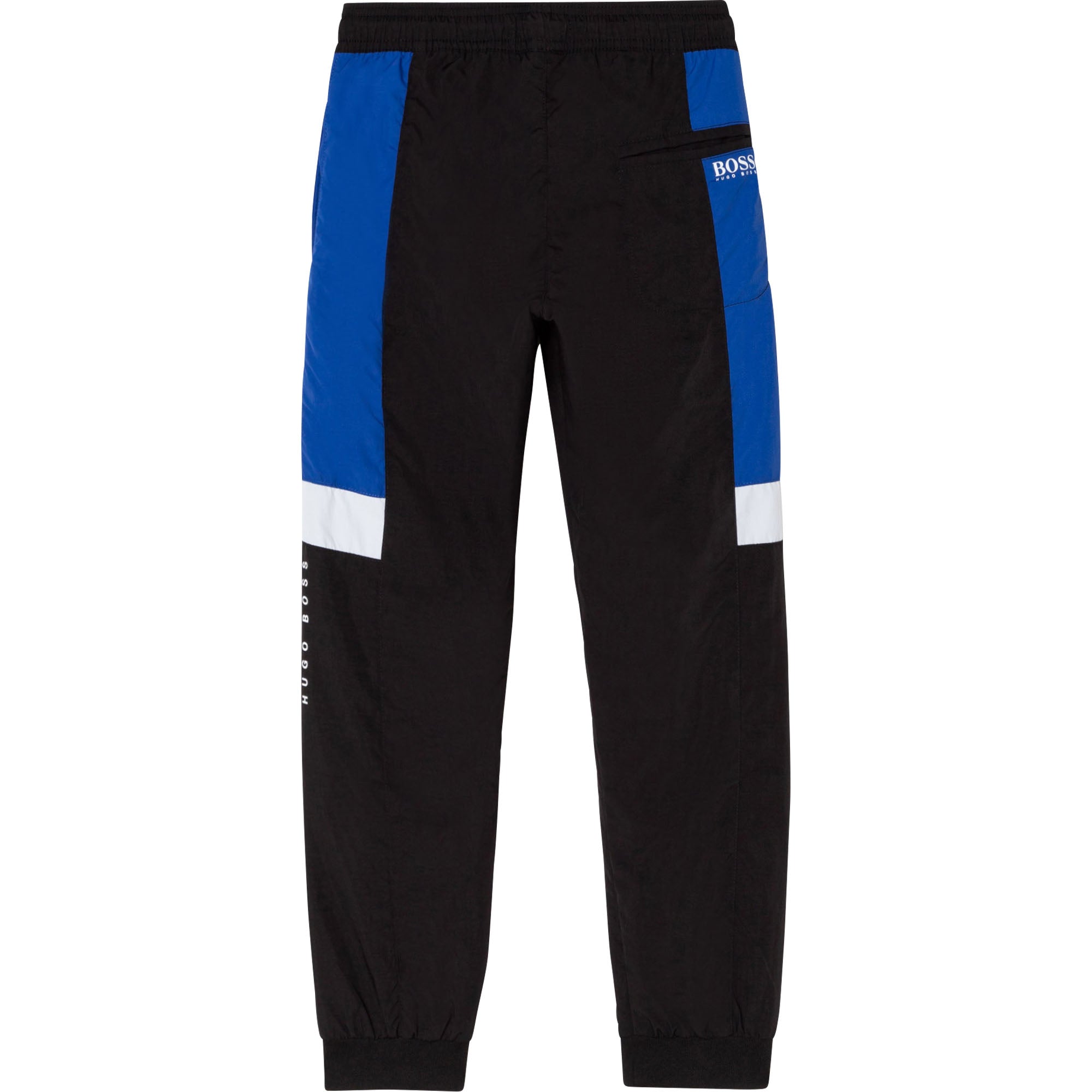 Boys Black Logo Trousers