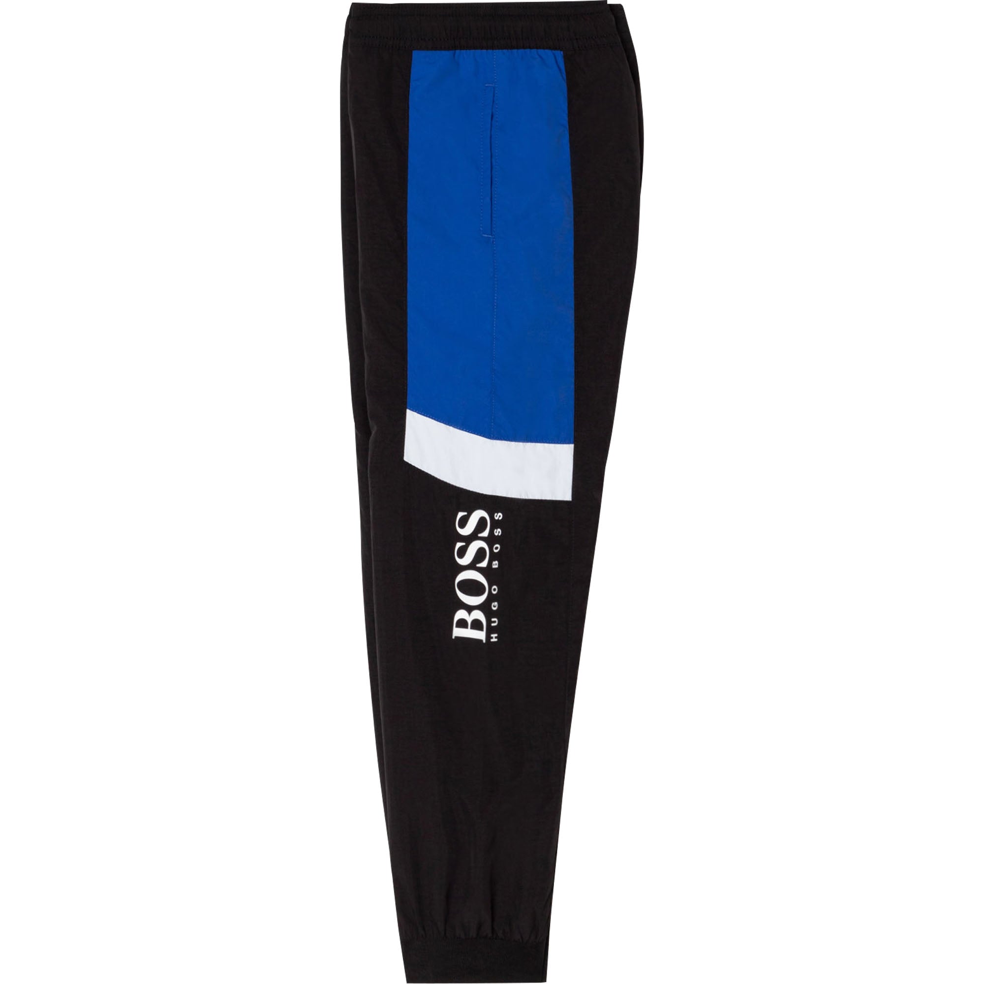 Boys Black Logo Trousers