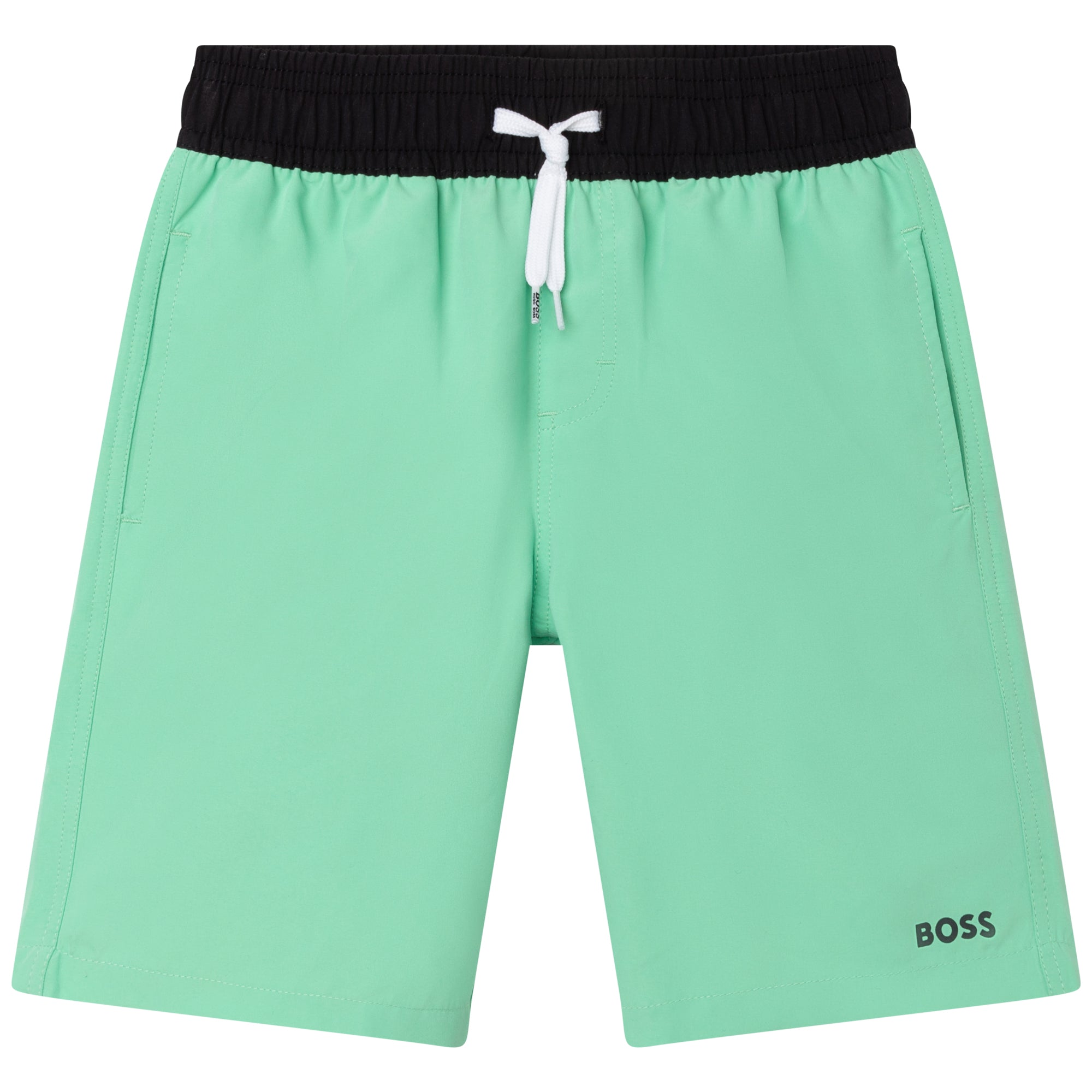 Boys & Girls Green Swim Shorts