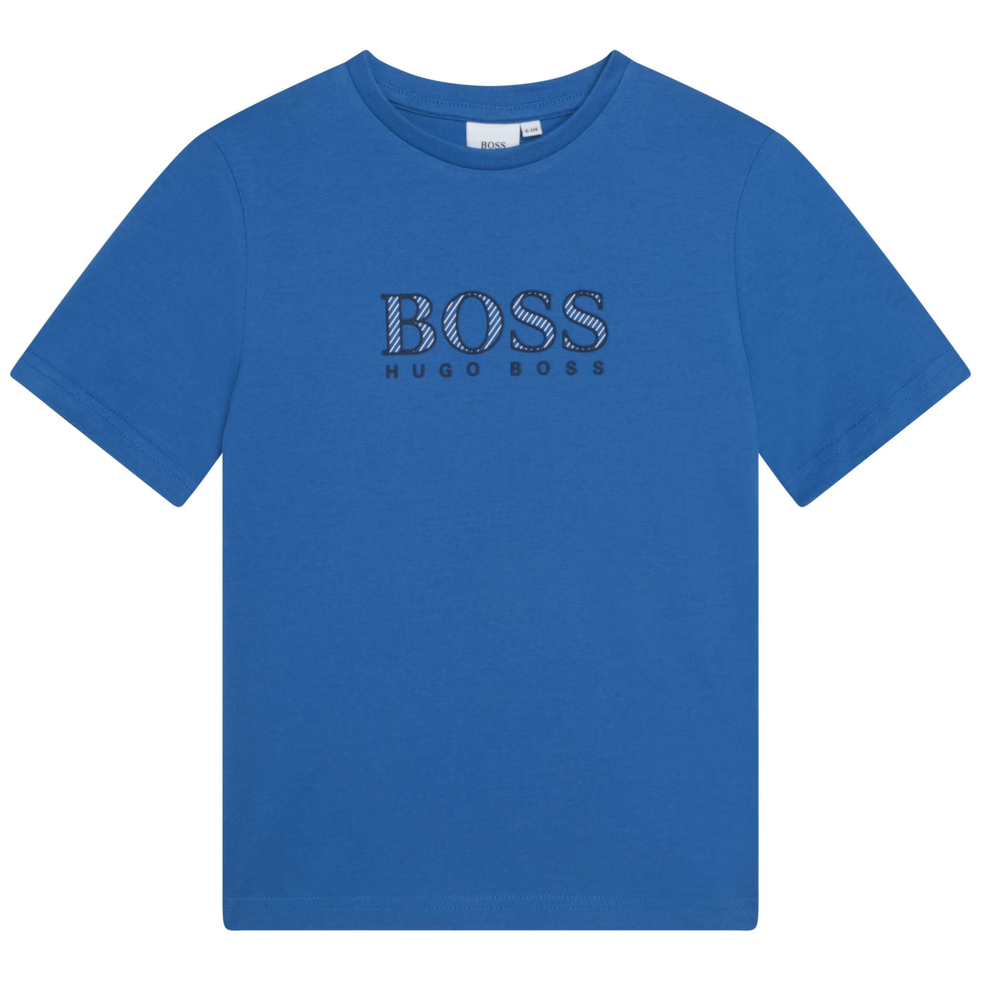 Boys & Girls Blue Cotton T-Shirt