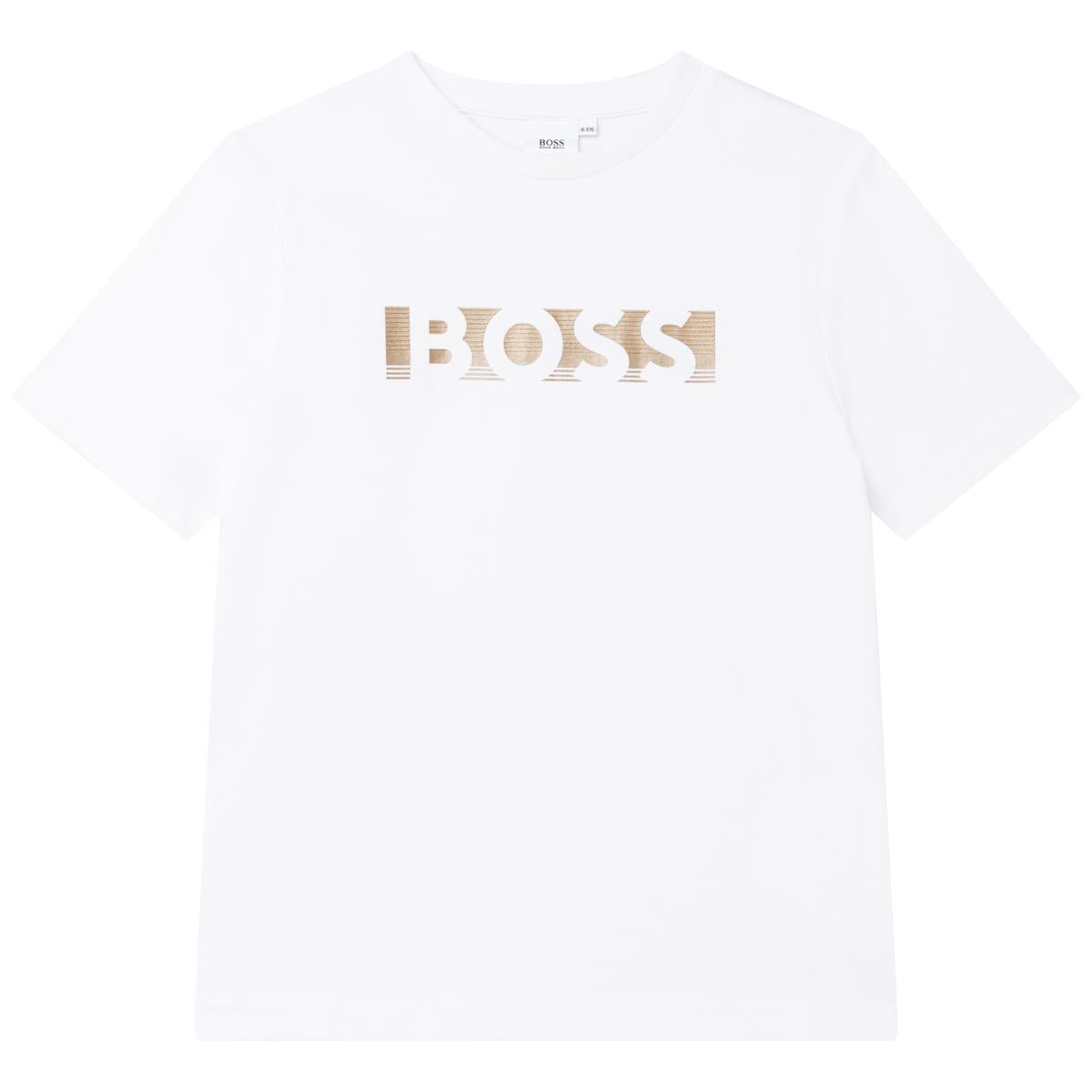 Boys & Girls White Logo T-Shirt