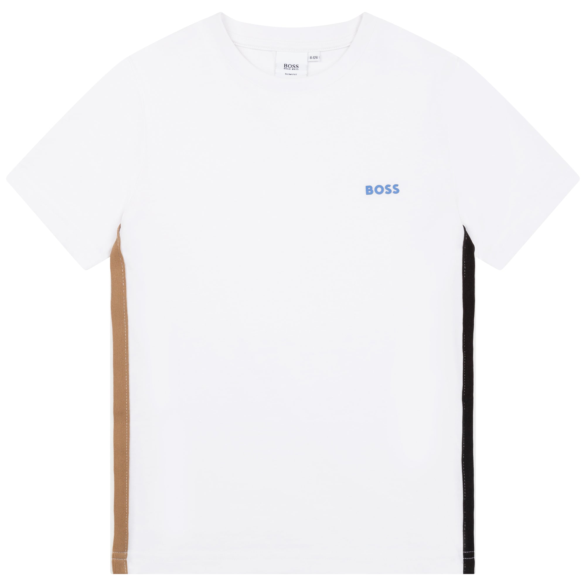 Boys & Girls White Cotton T-Shirt