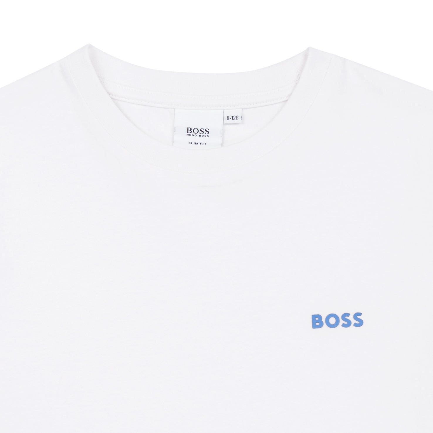 Boys & Girls White Cotton T-Shirt