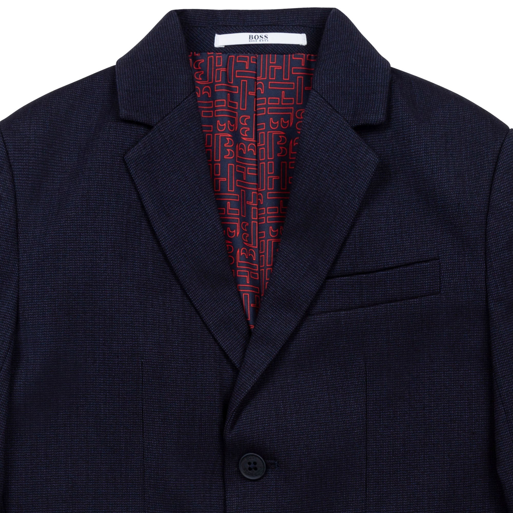 Boys Blue Suit Coat