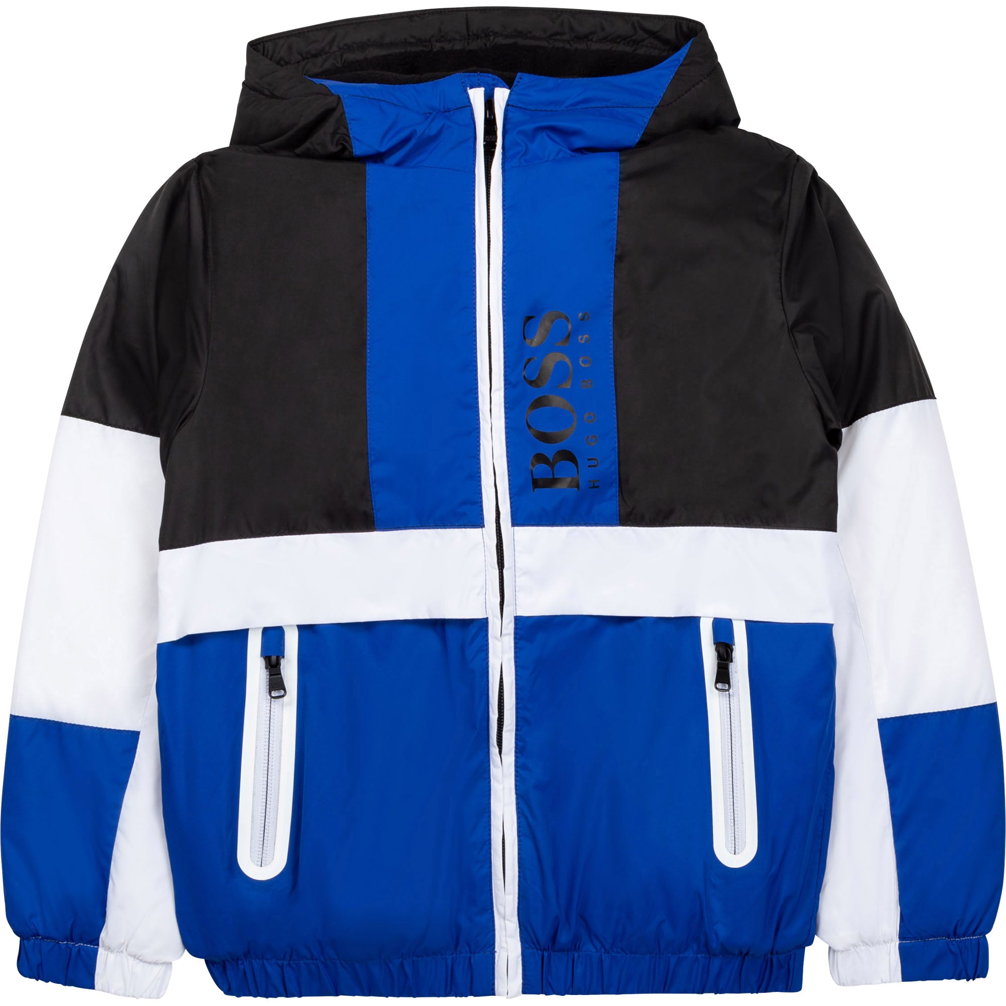 Boys Blue Logo Padded Jacket