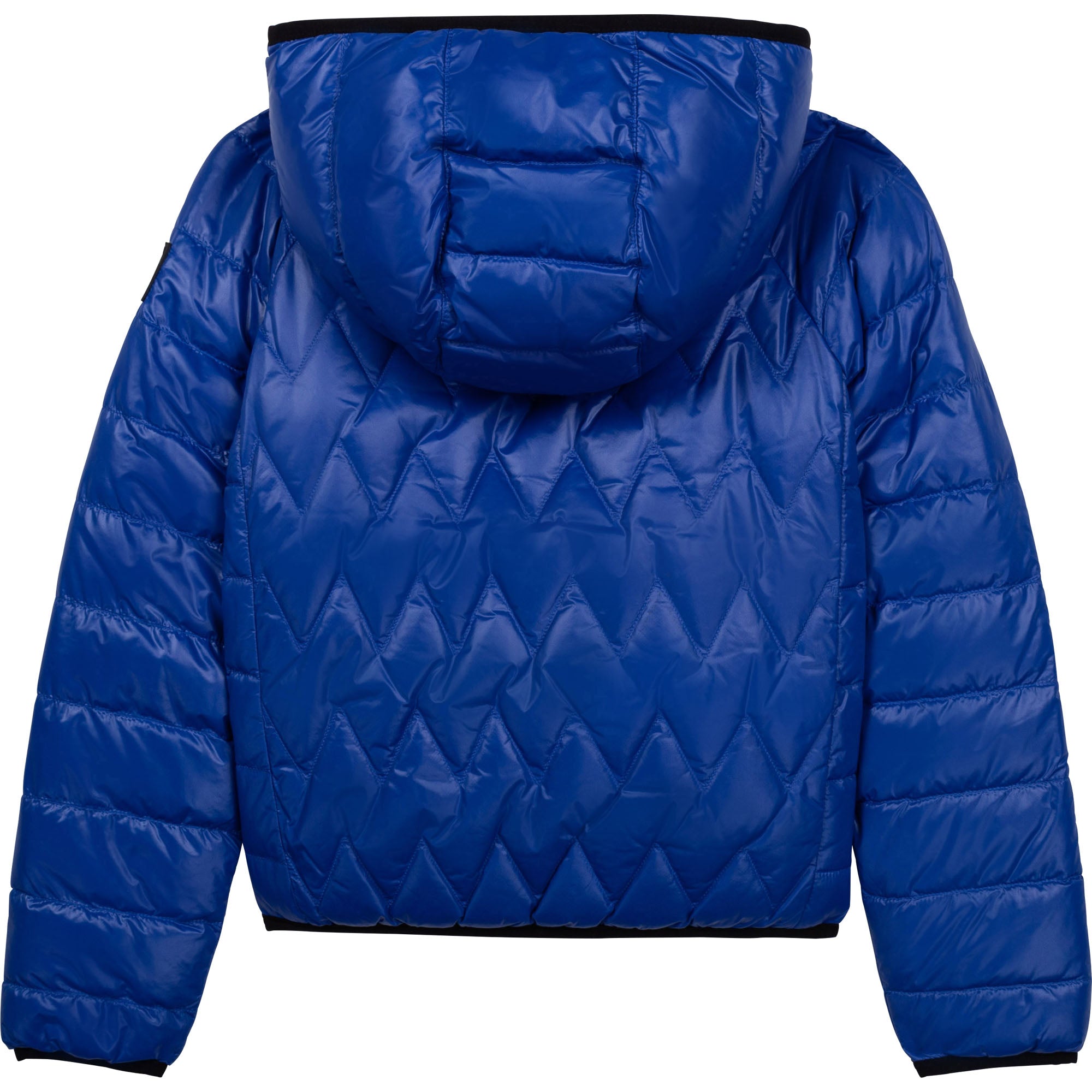 Boys Blue Reversible Padded Down Jacket