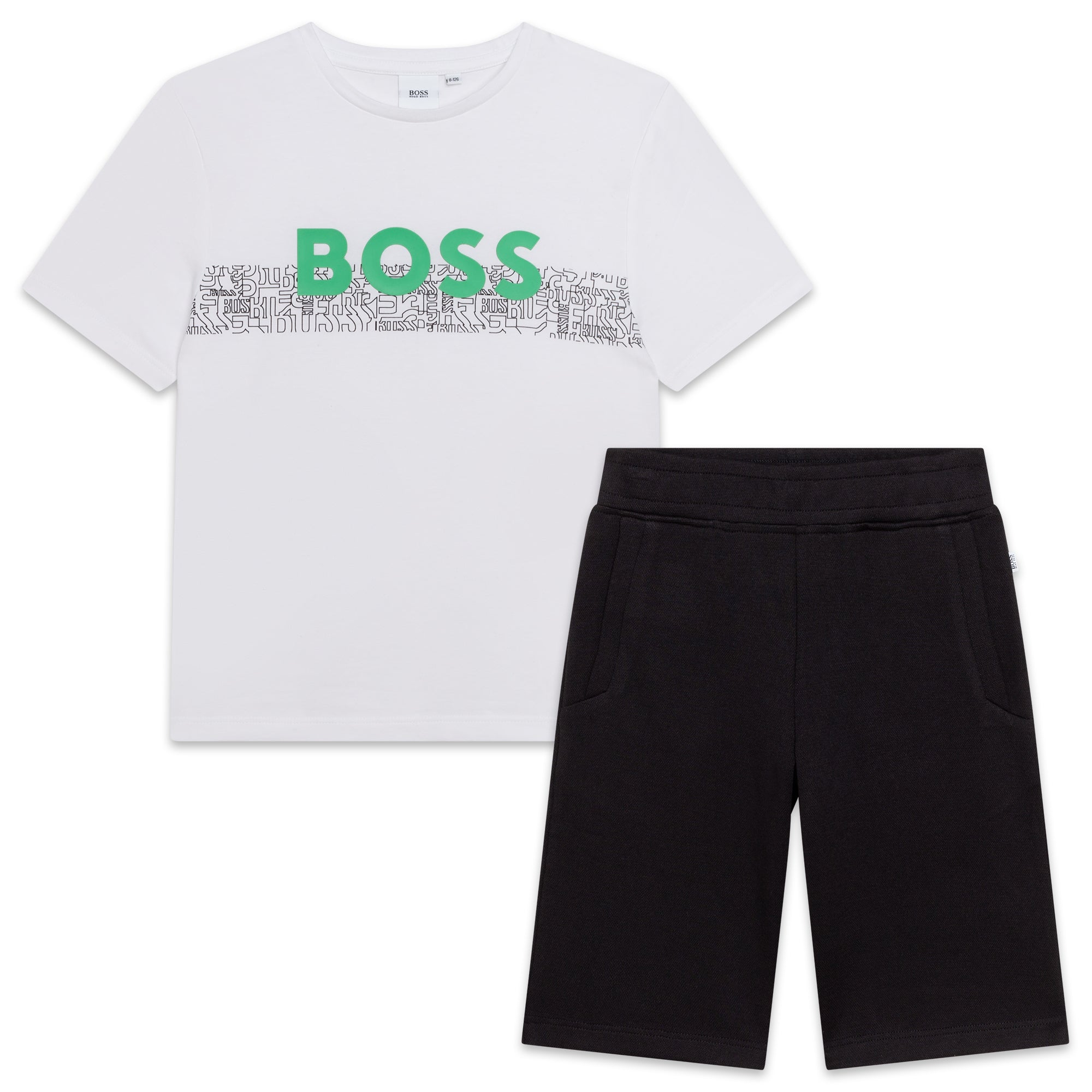 Boys & Girls White Cotton Set